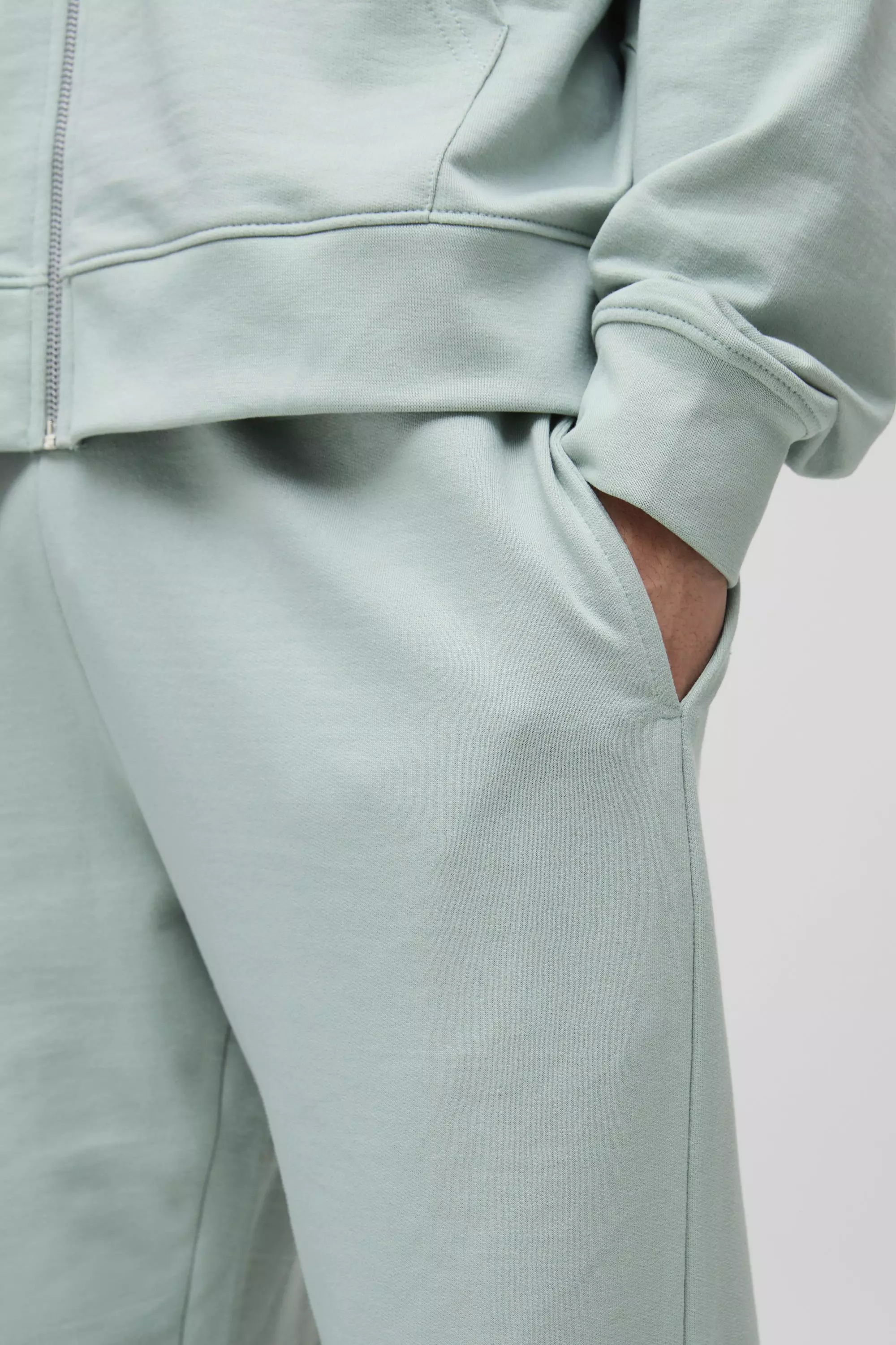 Sage 260GSM Loopback Basic Straight Fit Jogger alternative image