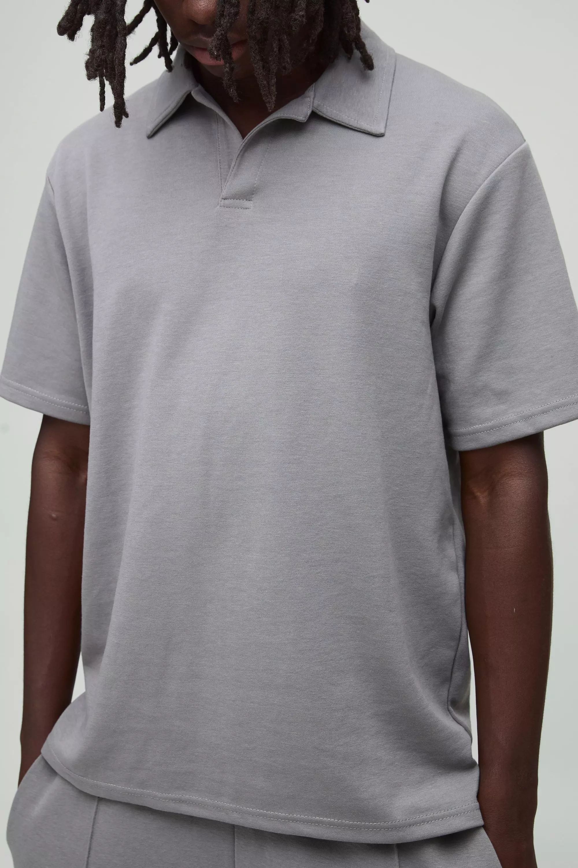 Grey Regular Fit Short Sleeve Smart Polo alternative image