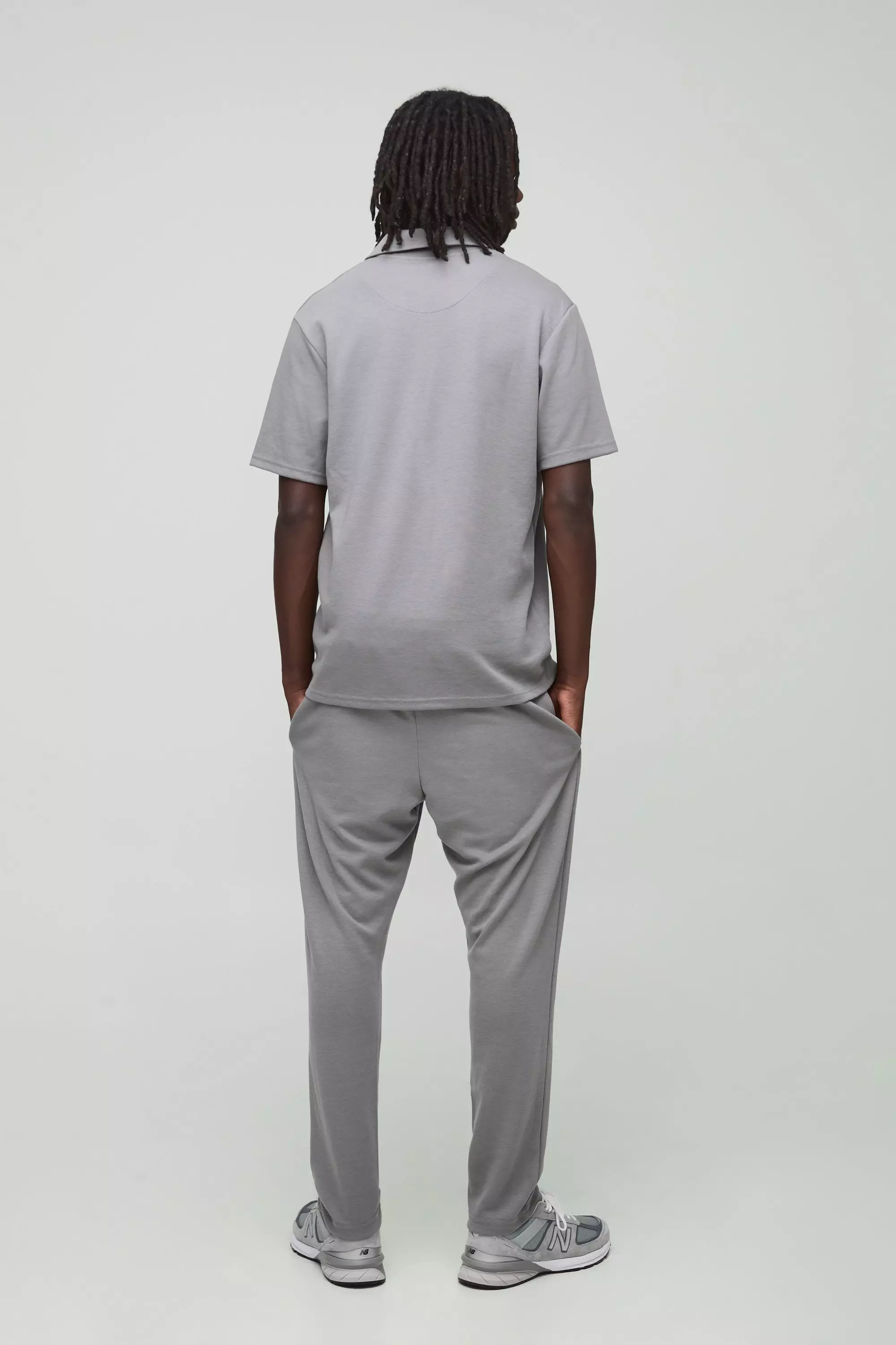 Grey Regular Fit Short Sleeve Smart Polo alternative image