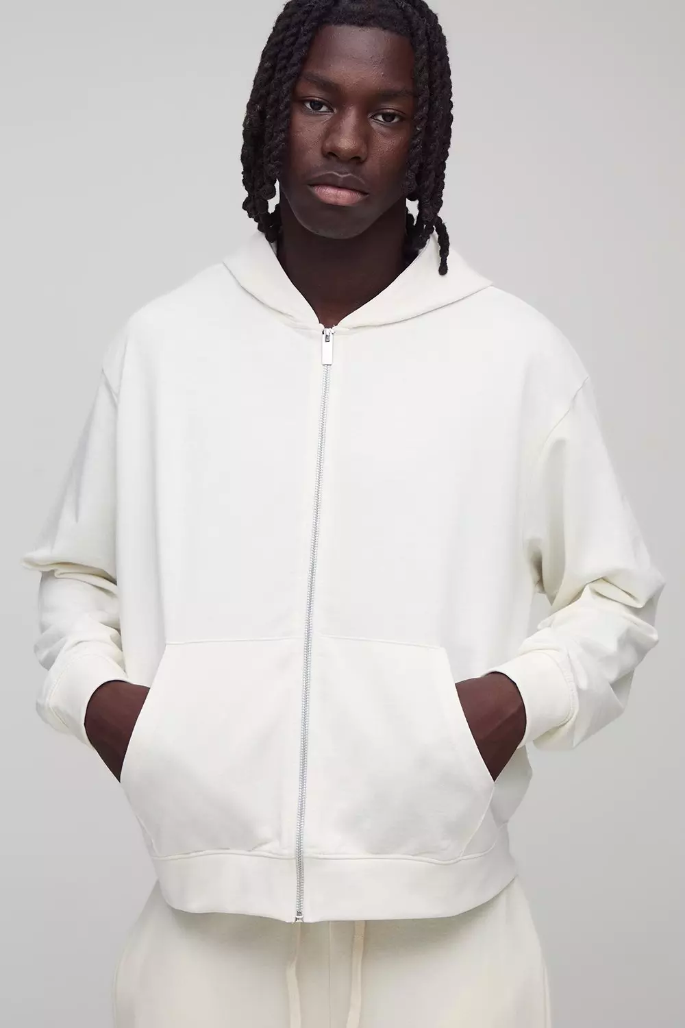 【oan】[Plan!] (Unisex) Basic Hood Padded Jumper xoxingysm Men's Hooded Jumpsuit Zip Up One Piece Pajamas