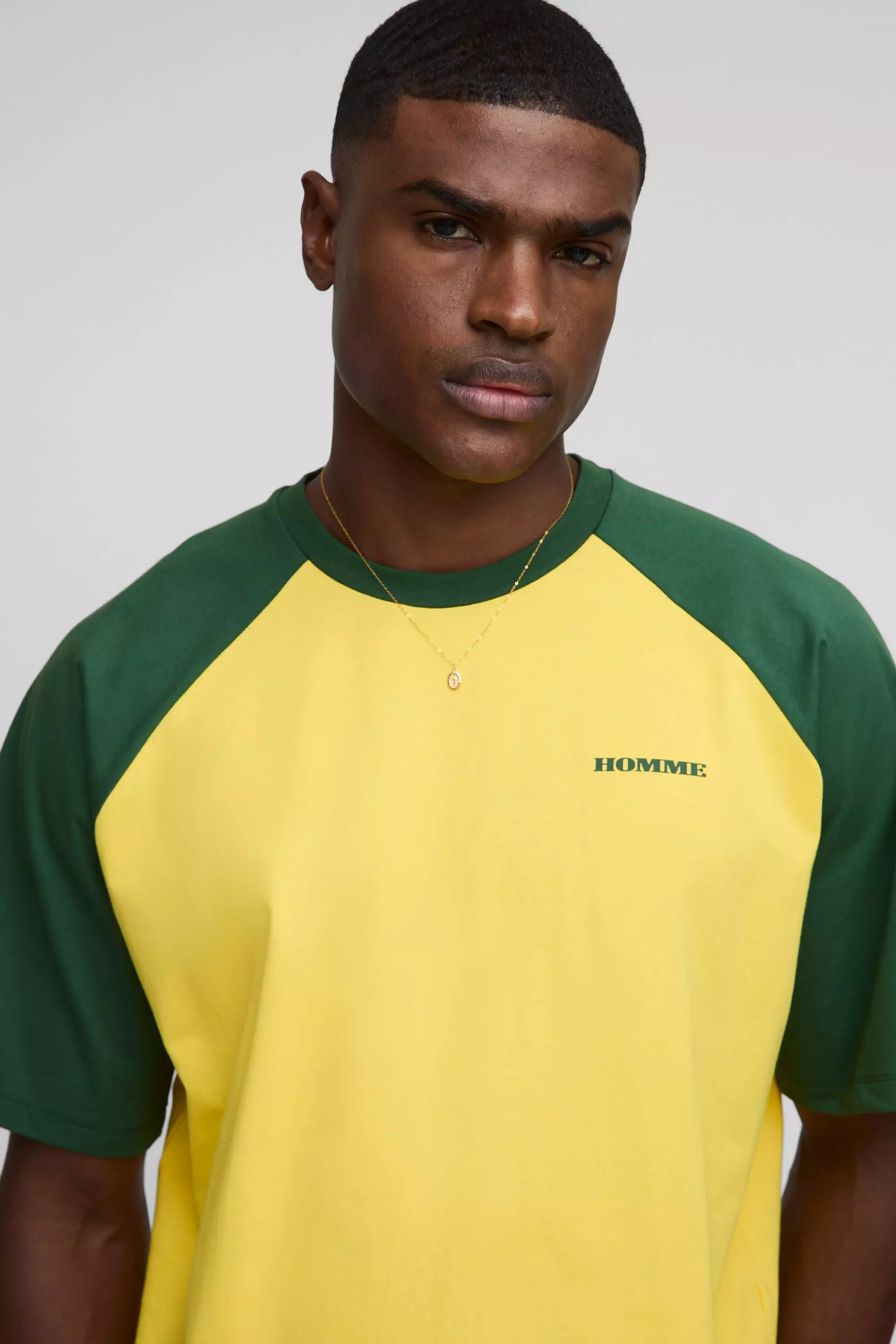 Oversized Boxy Raglan T-shirt | boohooMAN USA