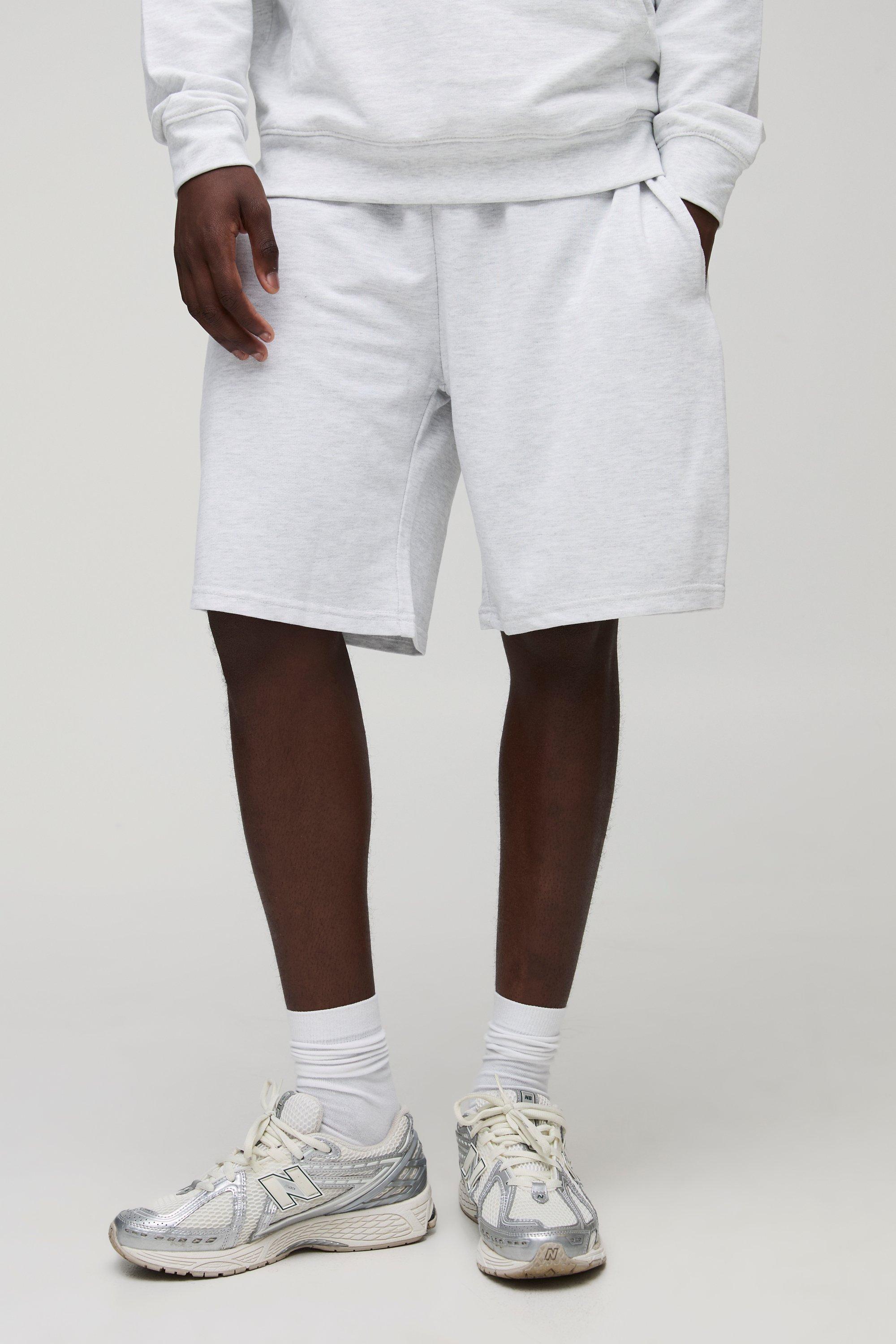 Oversized Mid Length Basic Lightweight Short | boohooMAN USA