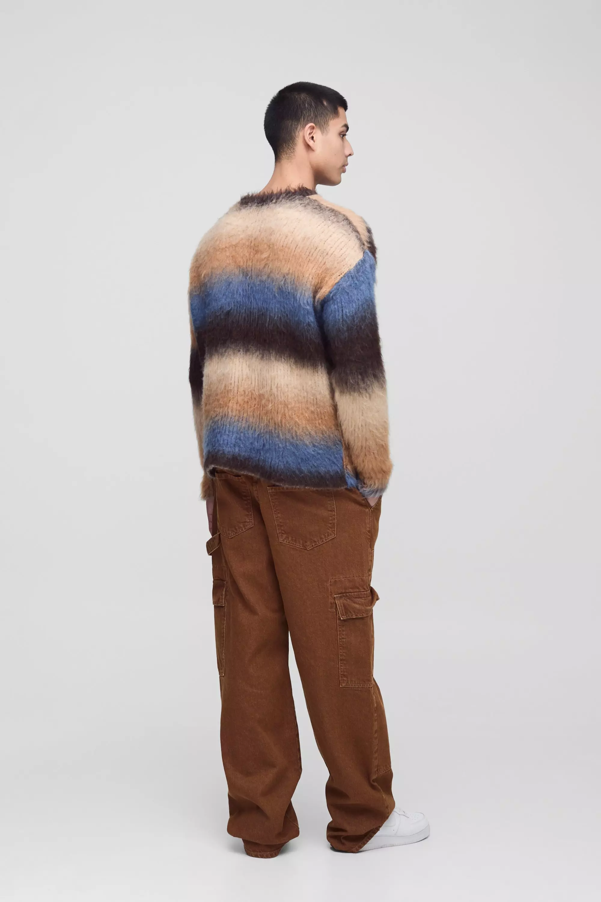 Tall - Jean cargo large, Chocolate autre image