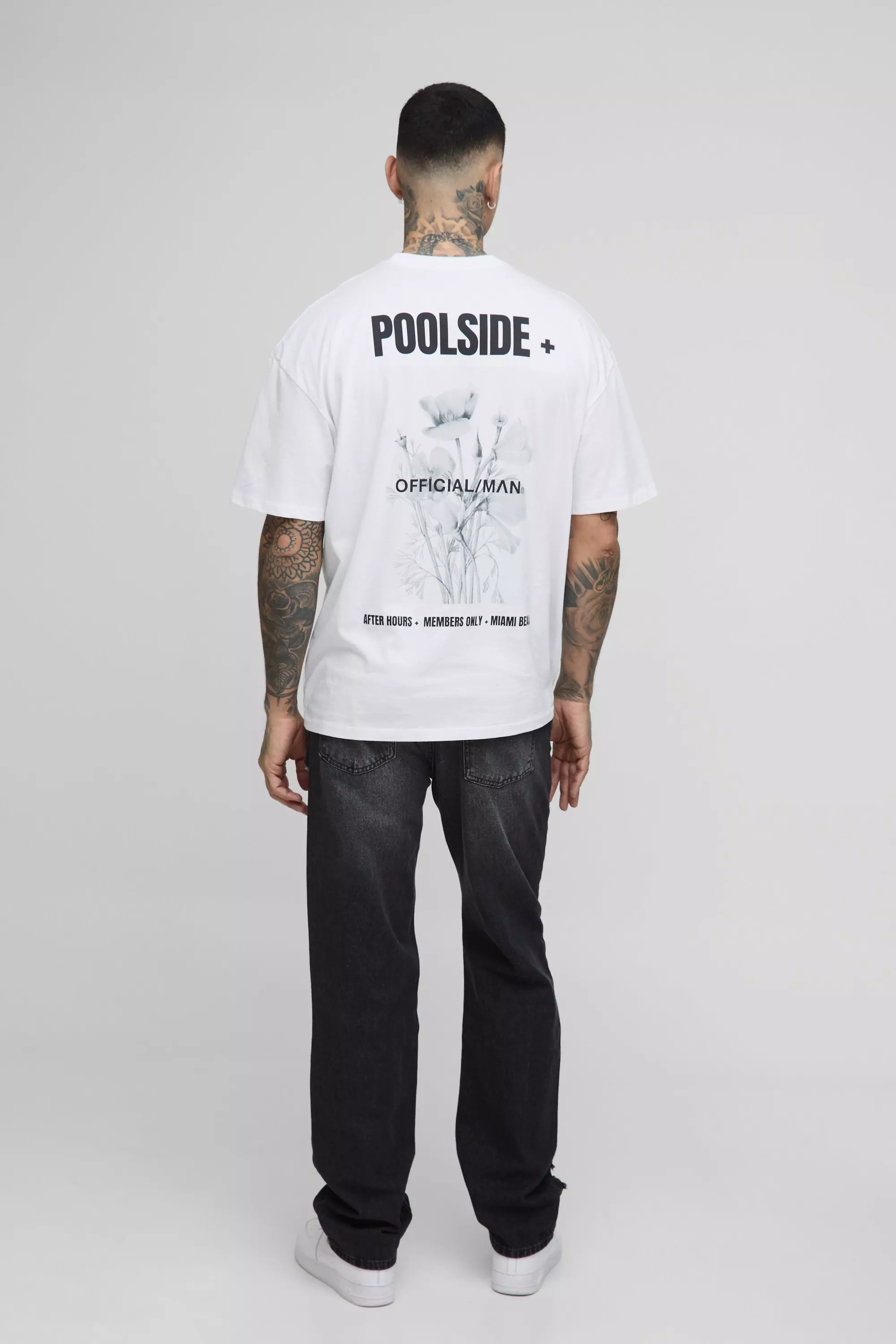 Tall Multi Distressed Straight Fit Jeans | boohooMAN USA