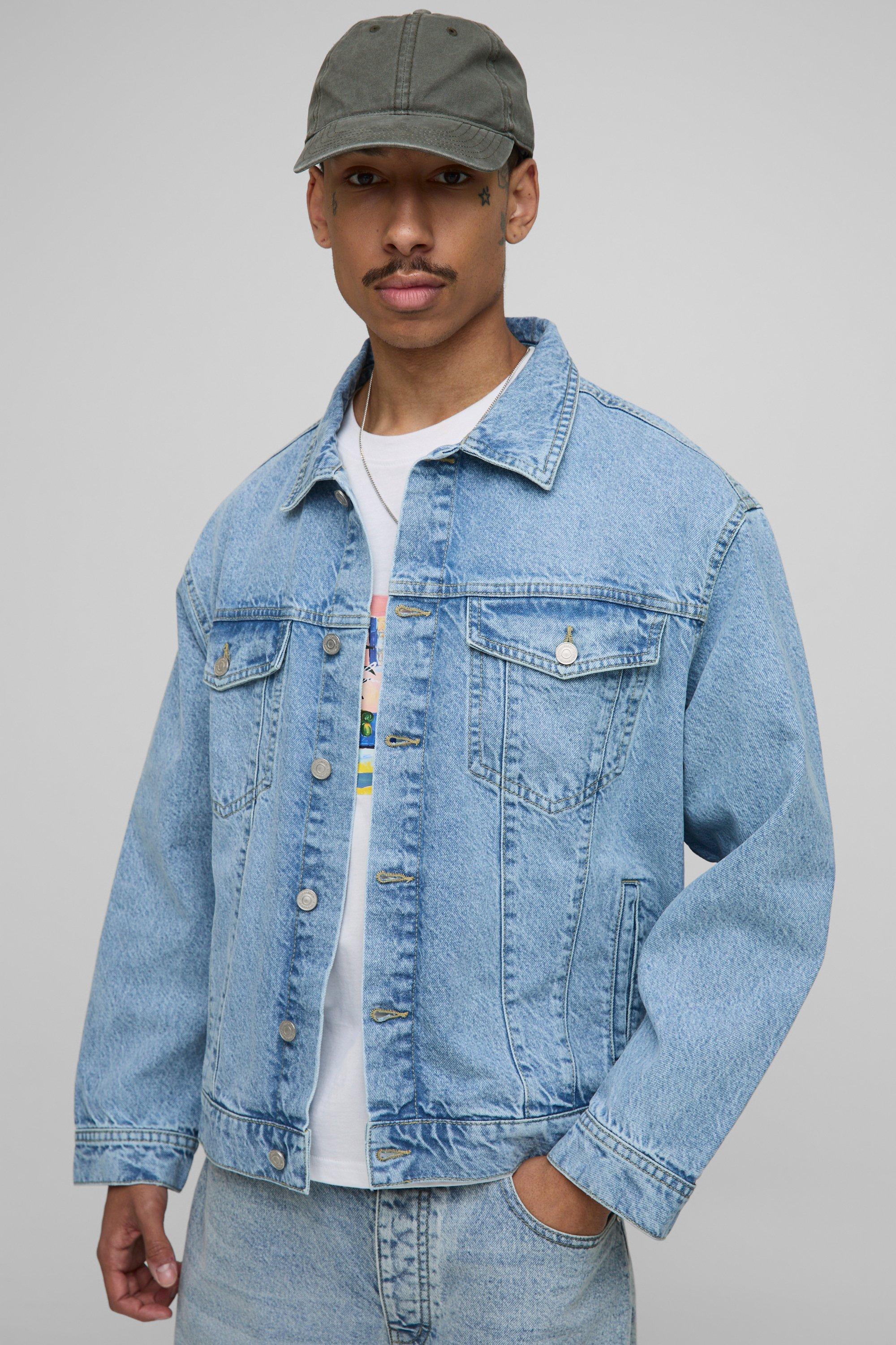 Regular Denim Jacket | boohooMAN USA