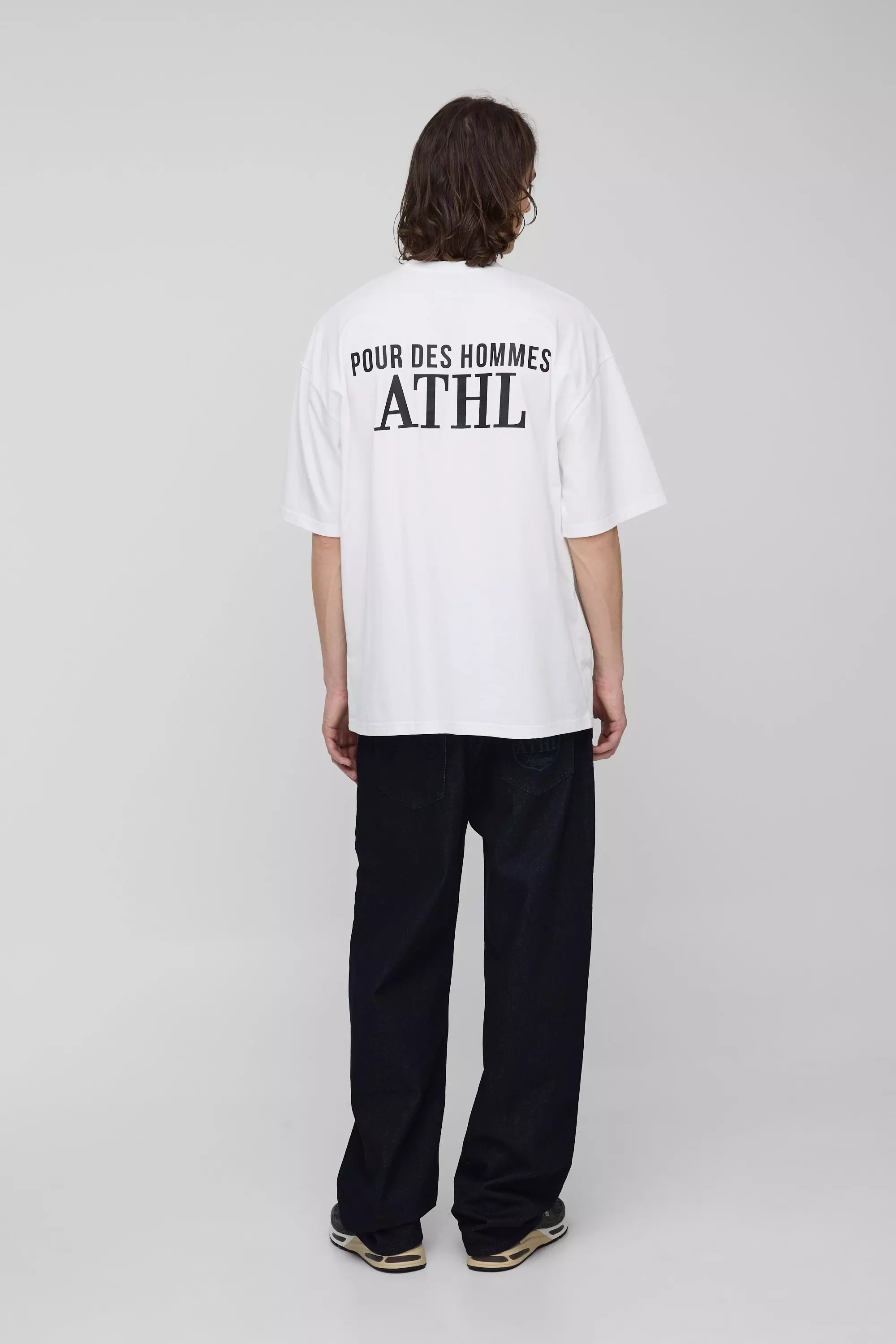 Tall - T-shirt oversize imprimé, White autre image