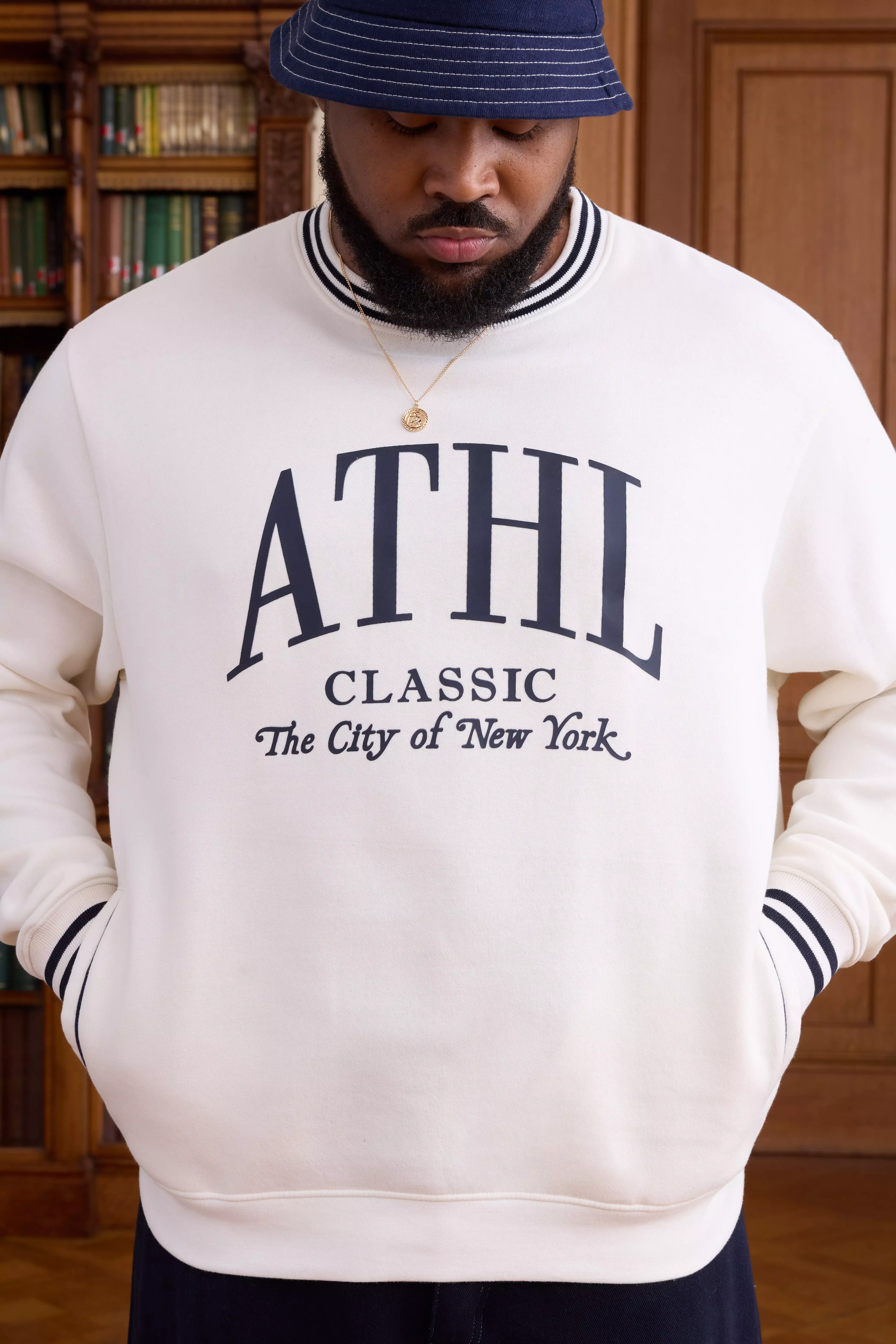 Grande taille - Sweat de sport imprimé, Ecru autre image