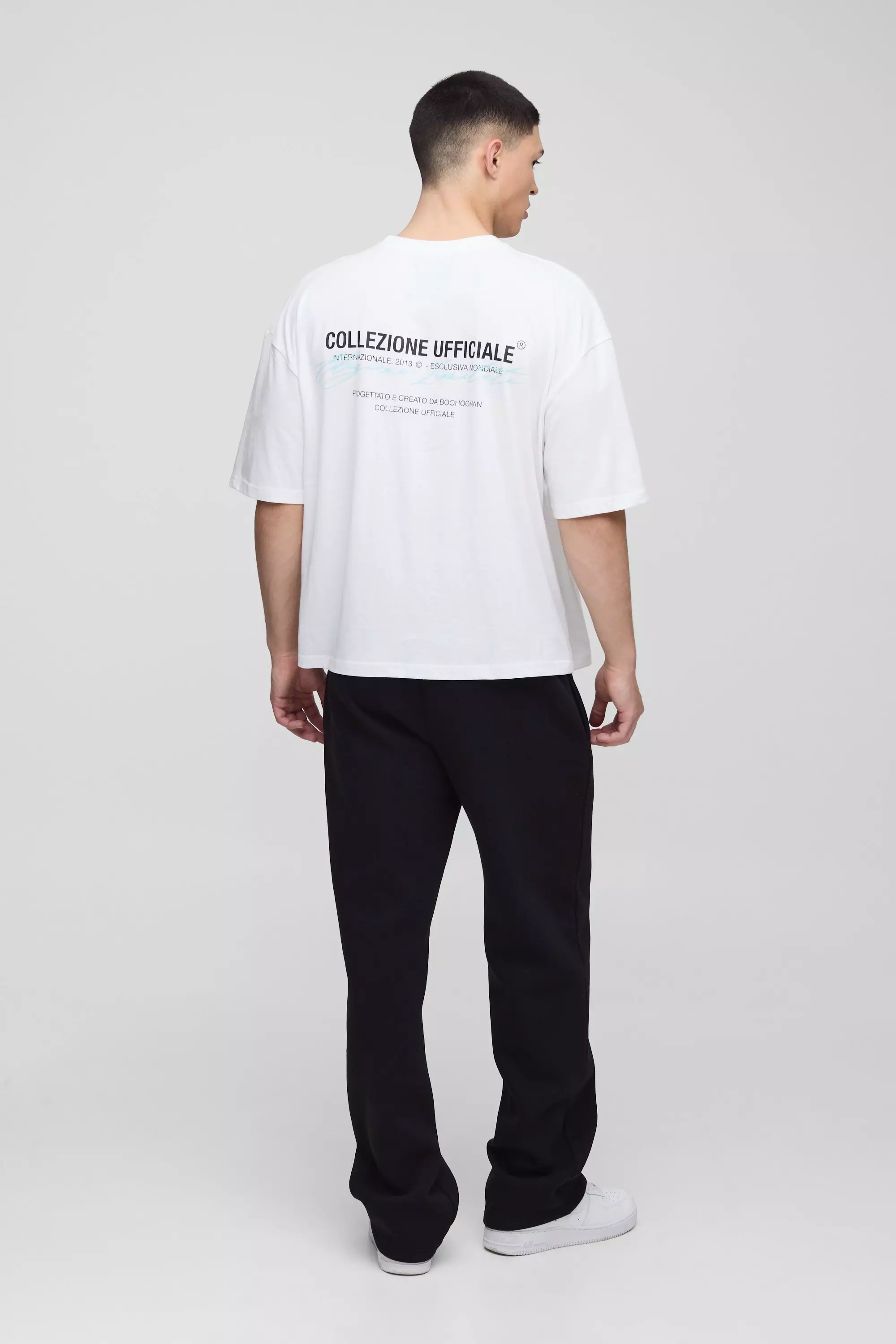 White Oversized Boxy Collection T-Shirt alternatieve afbeelding