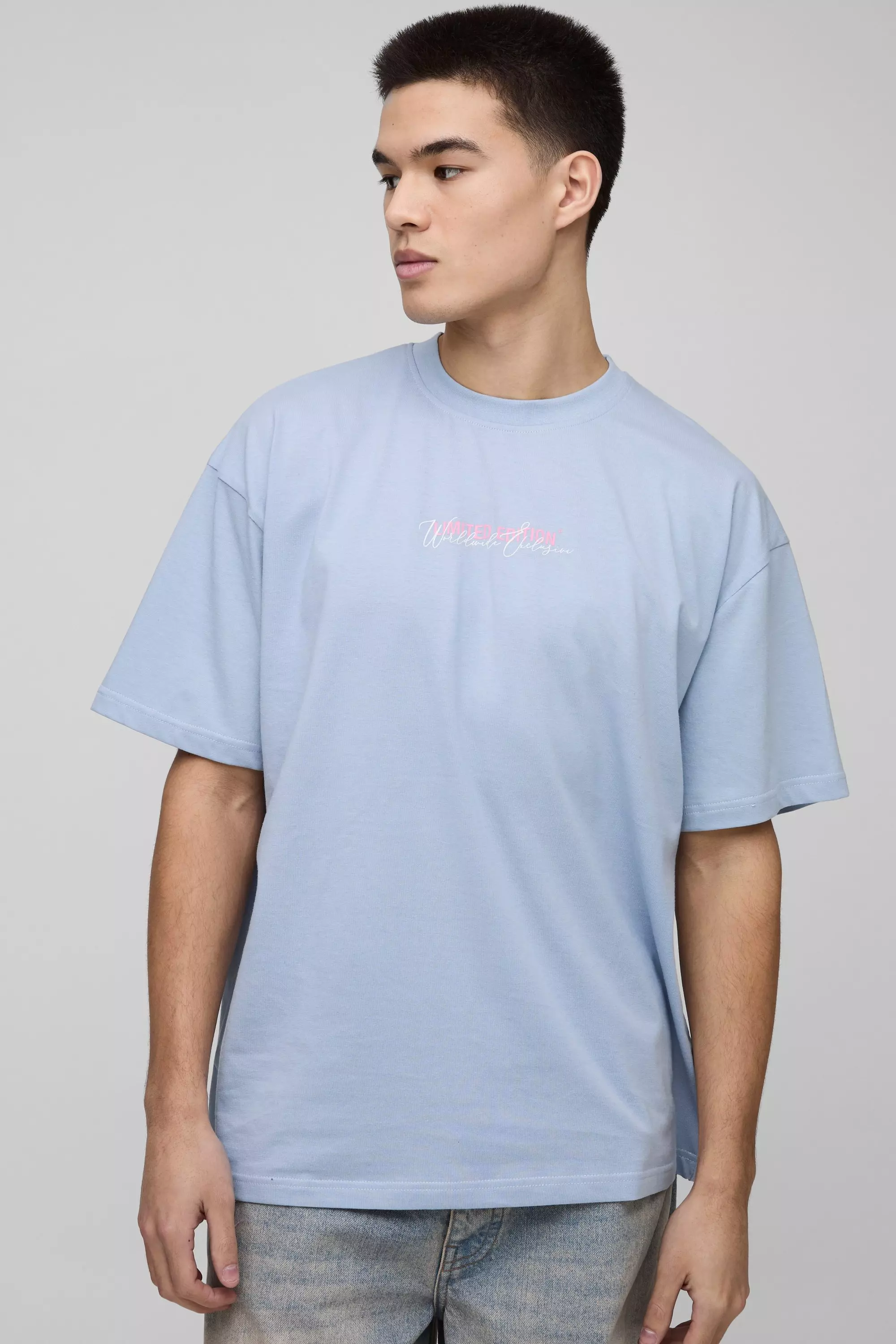 Light blue Oversized Limited Edition T-Shirt alternative image