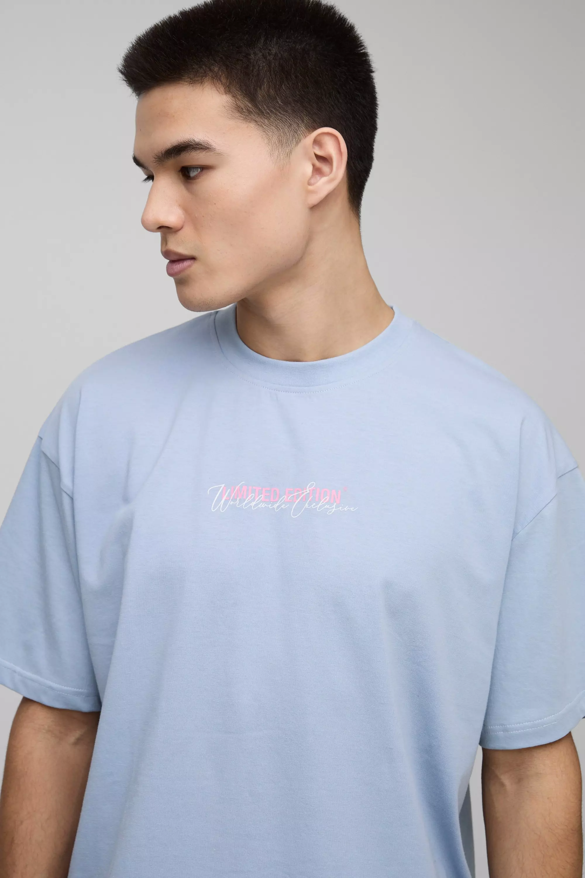 Light blue Oversized Limited Edition T-Shirt alternative image