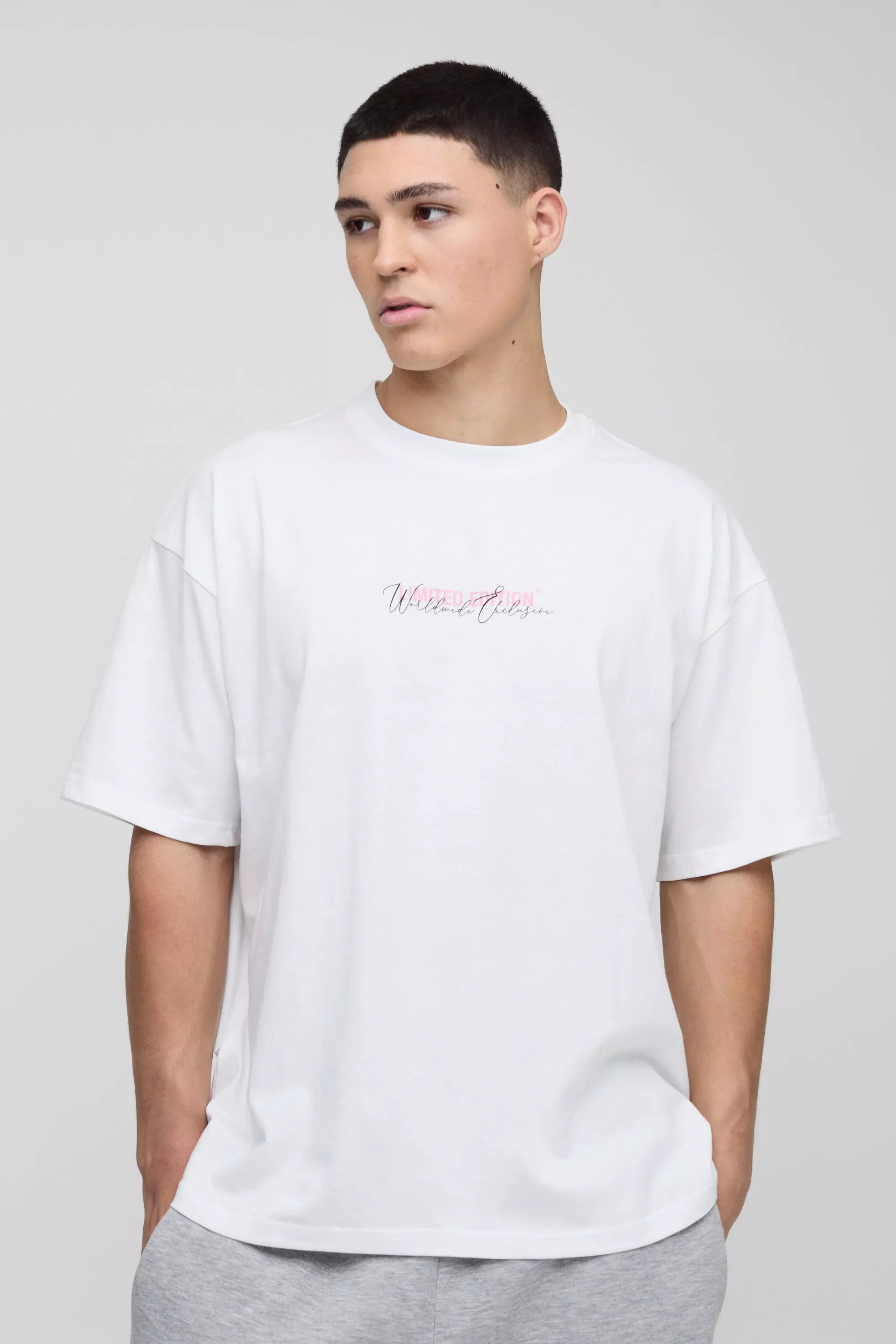 White Oversized Limited Edition T-Shirt alternative image