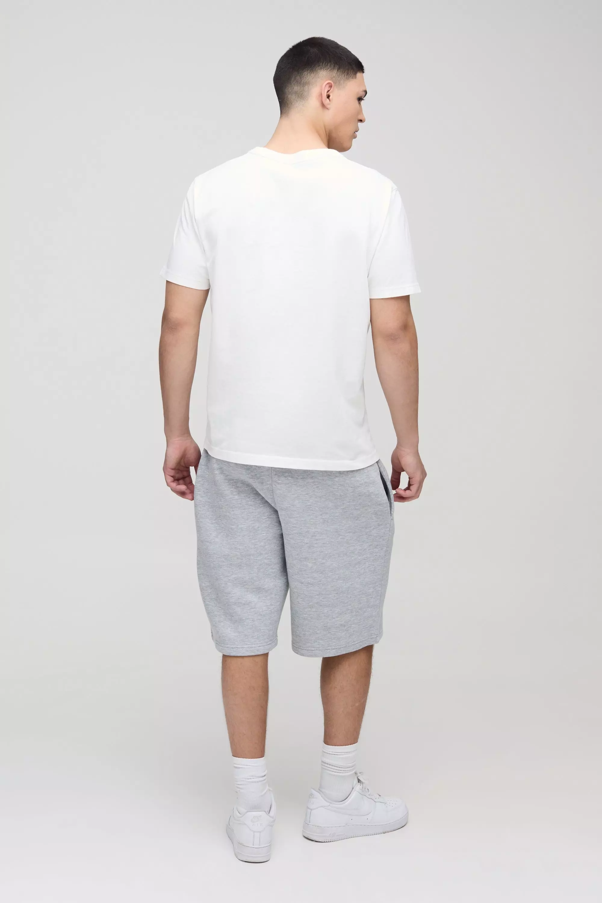 Relaxed Limited Edition Long Length Shorts | boohooMAN USA