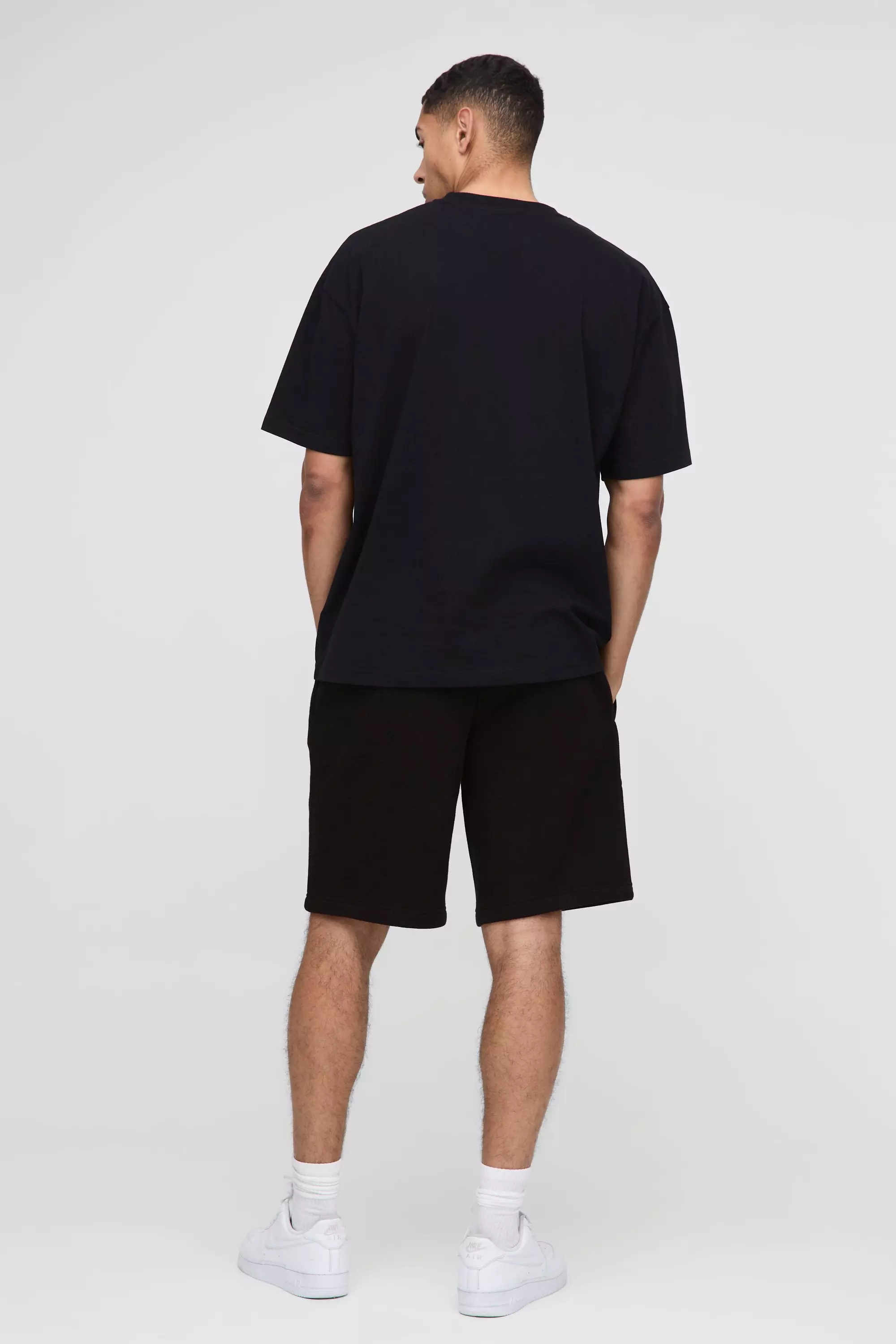 Black Relaxed Limited Edition Long Length Shorts alternative image
