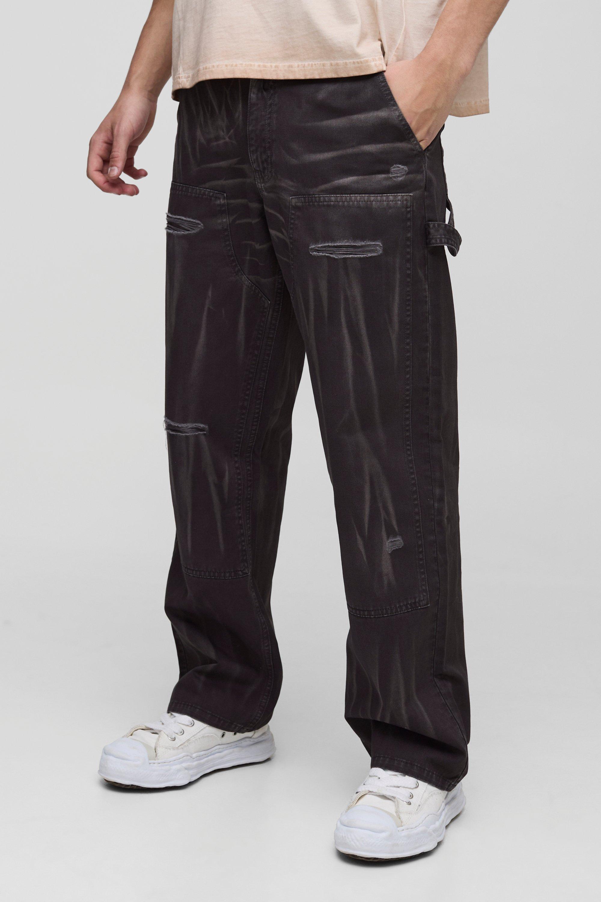 Men's Carpenter Jeans | boohooMAN USA Men's Carpenter Jeans | boohooMAN USA