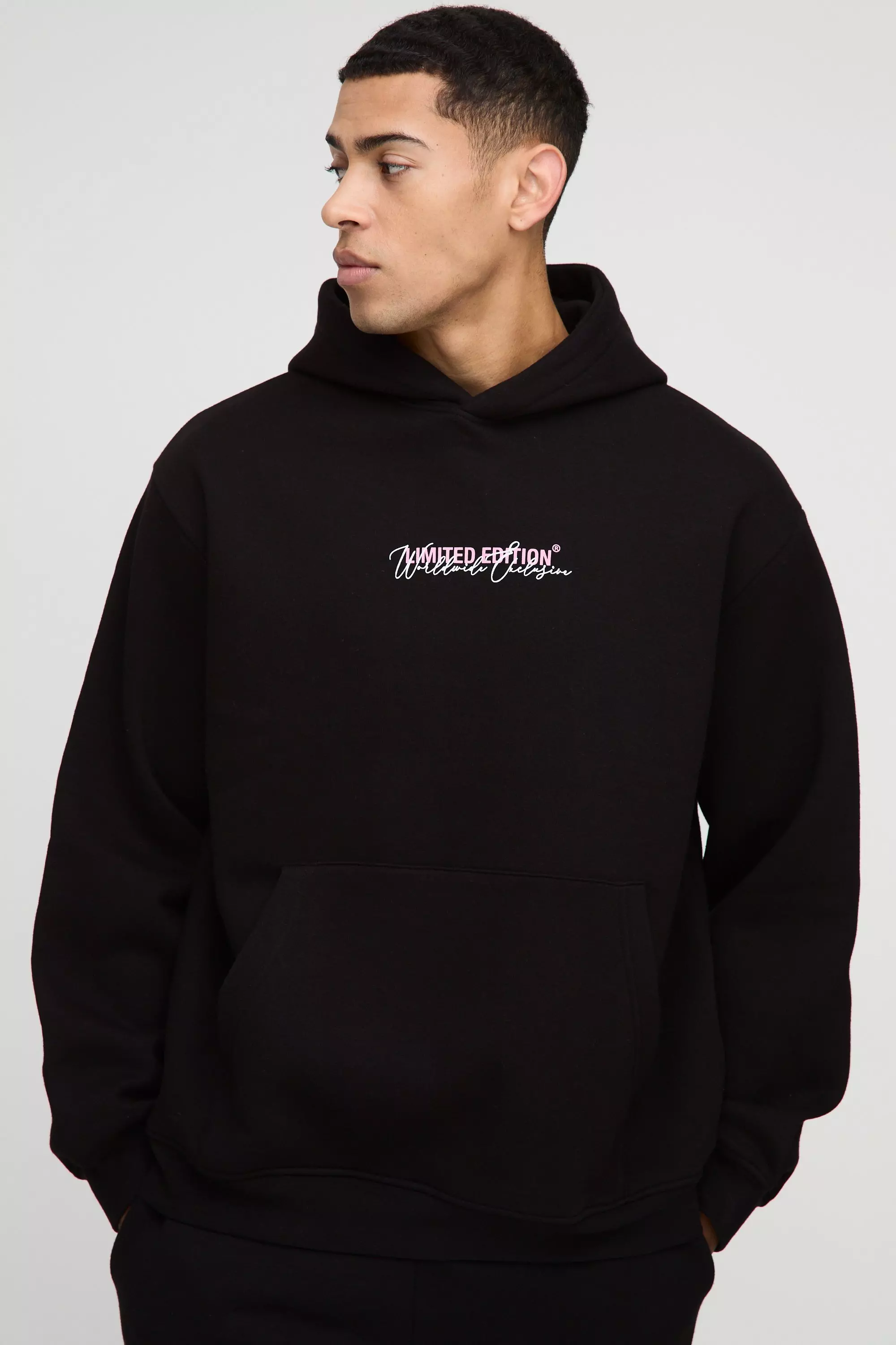 Black Oversized Limited Edition Hoodie alternative image