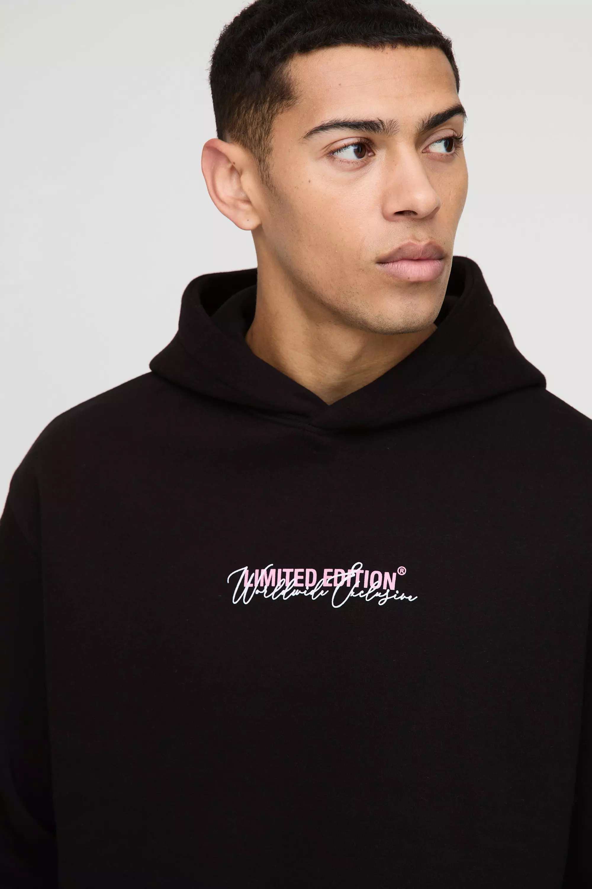 Black Oversized Limited Edition Hoodie alternative image