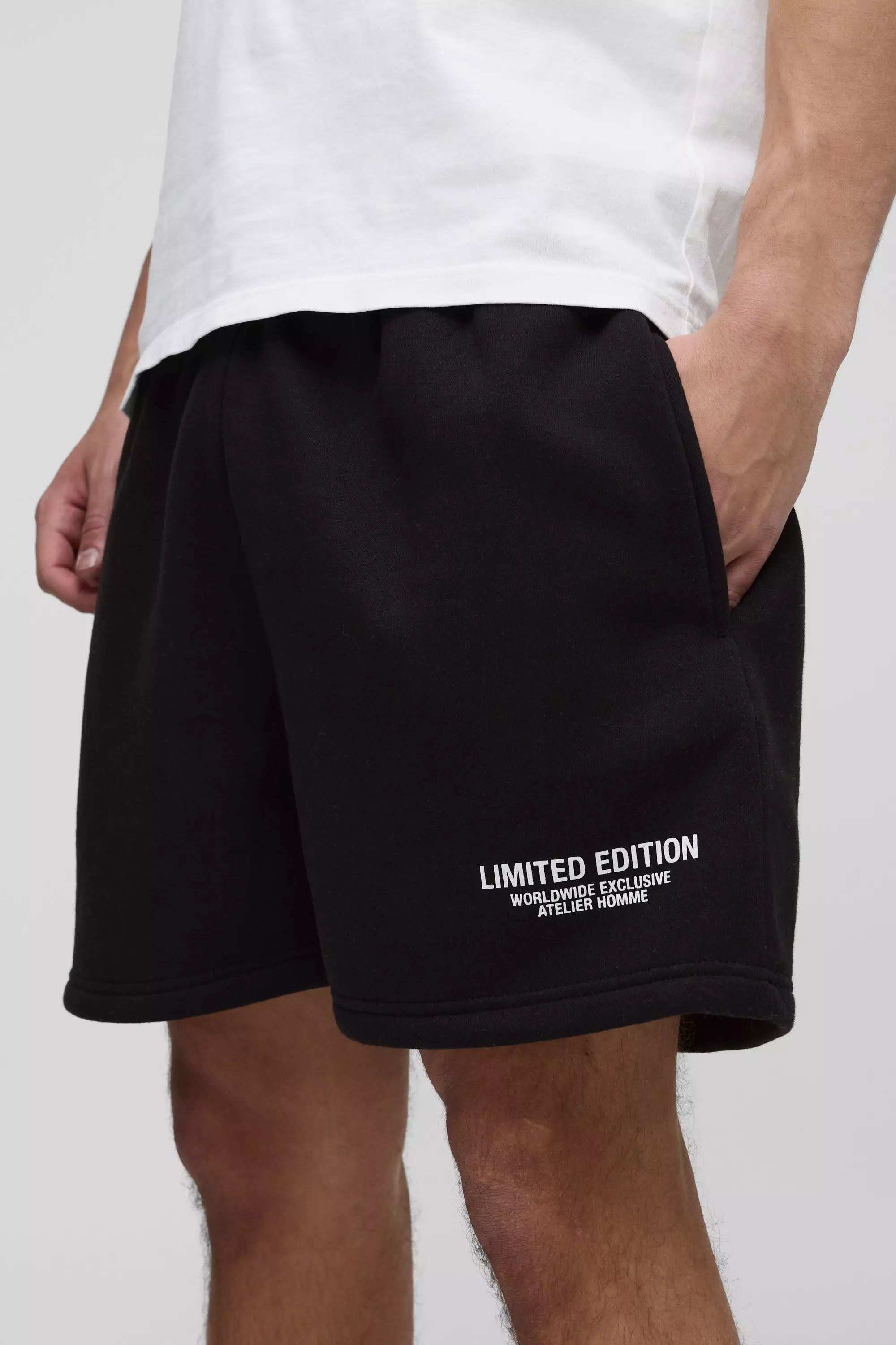 Black Korte Baggy Limited Edition Shorts alternatieve afbeelding