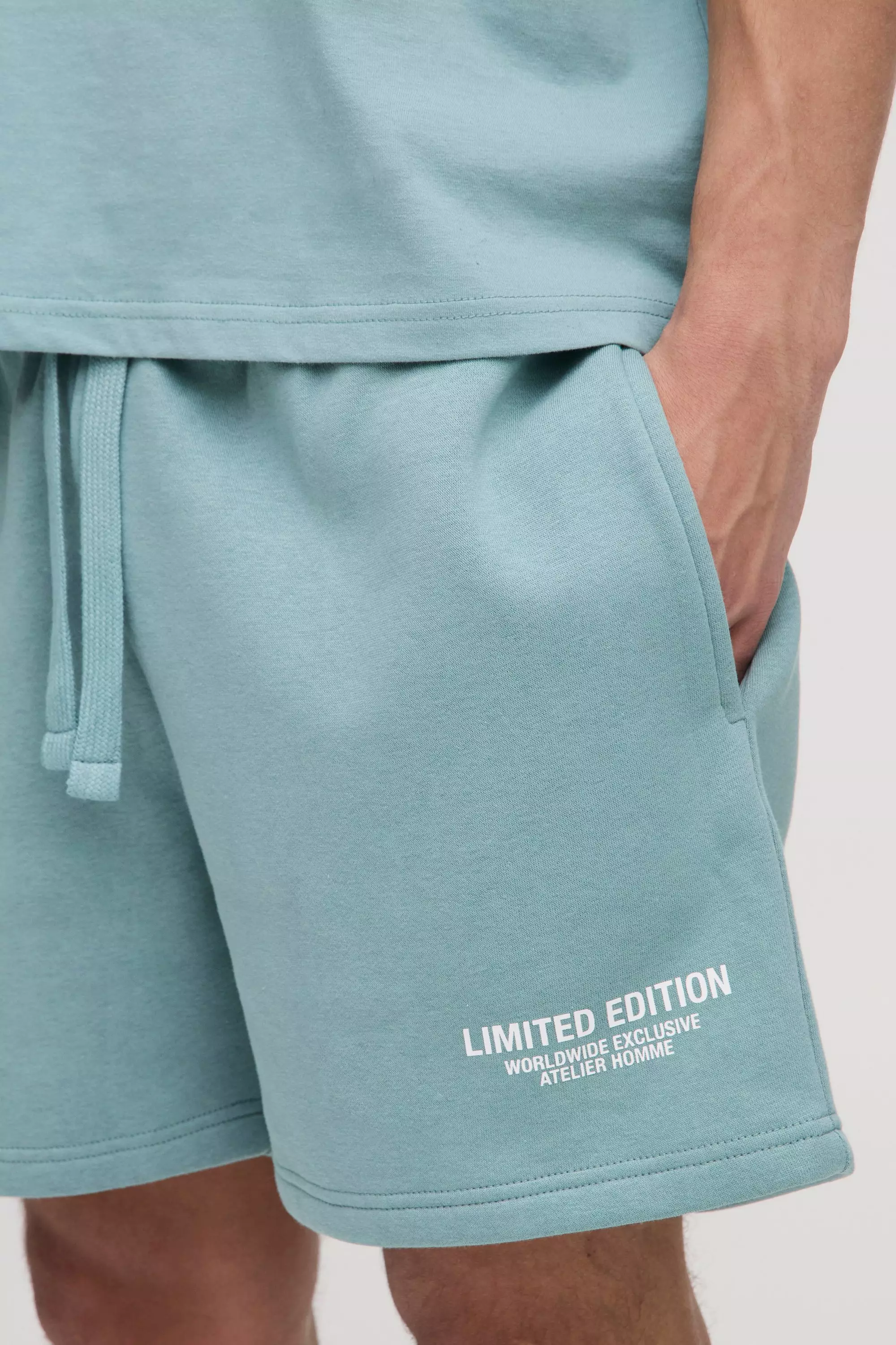 Lockere kurze Limited Edition Shorts, Sage alternatives Bild