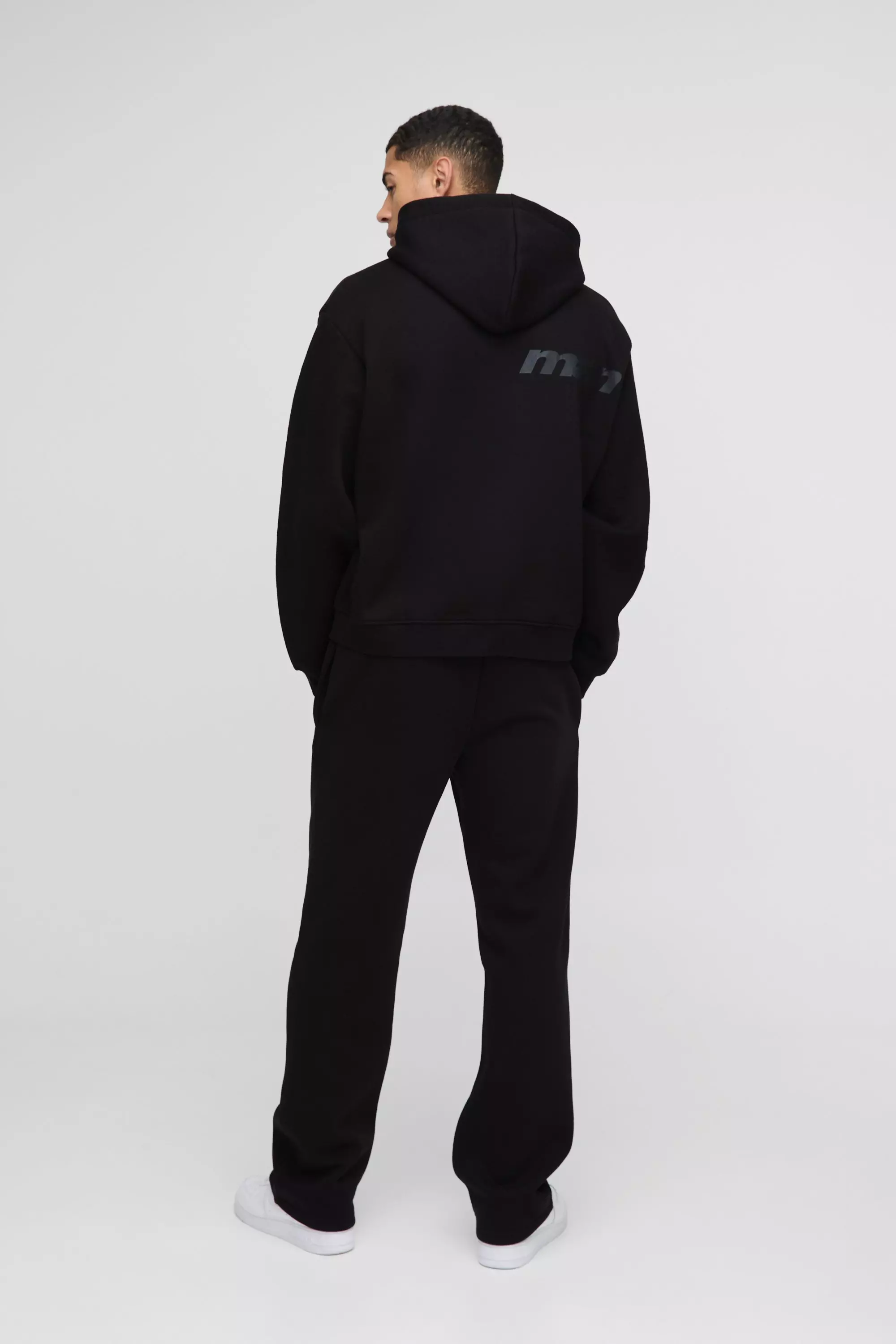 Sweat à capuche oversize zippé - MAN, Black autre image