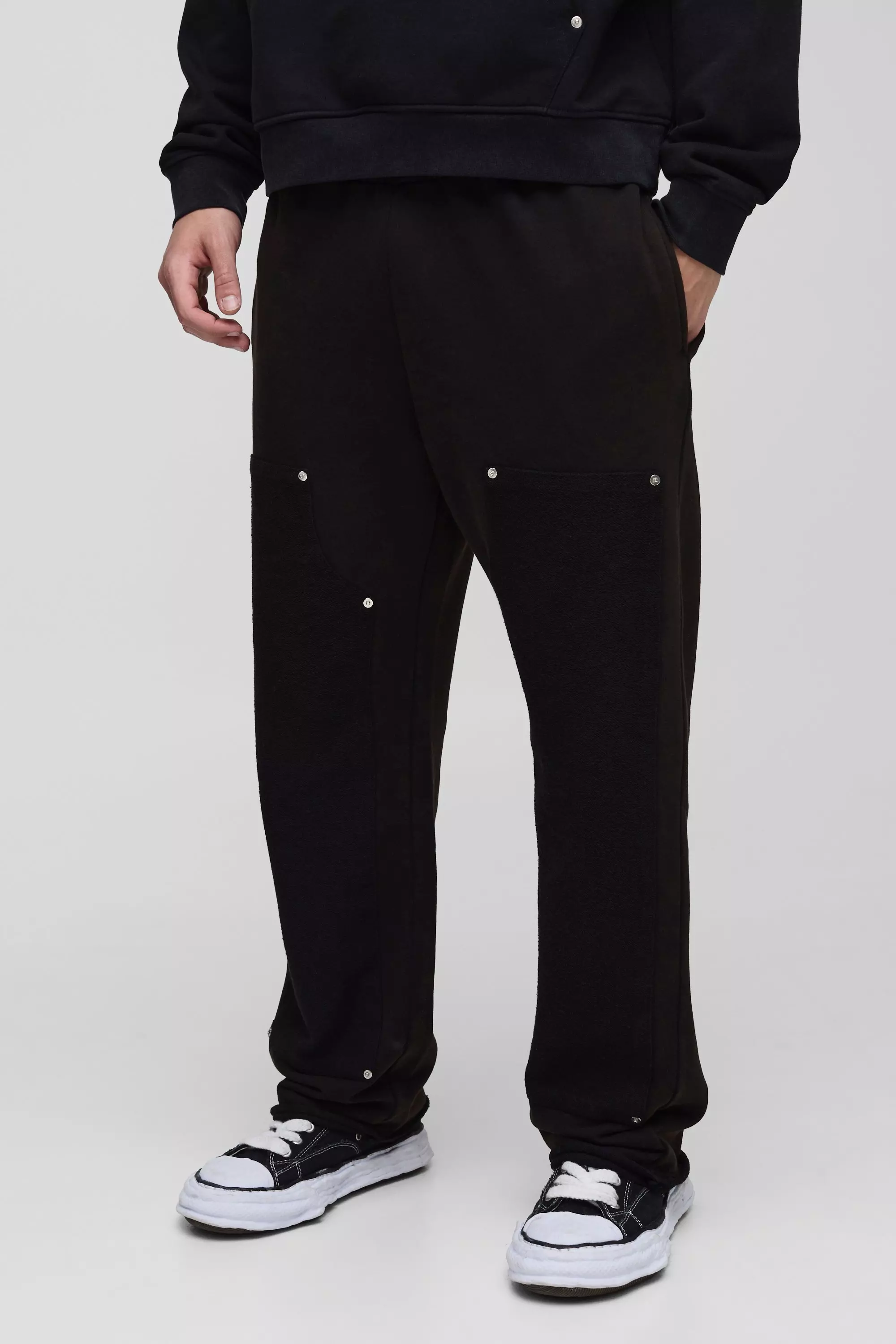 Jogginghose mit geradem Bein, Black alternatives Bild