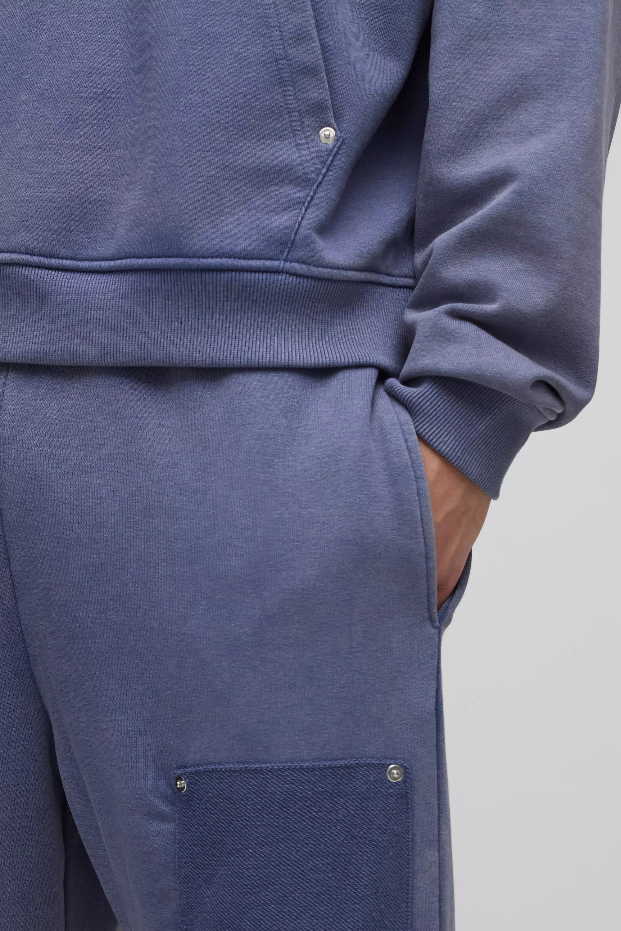 Straight Leg Washed Carpenter Joggers | boohooMAN