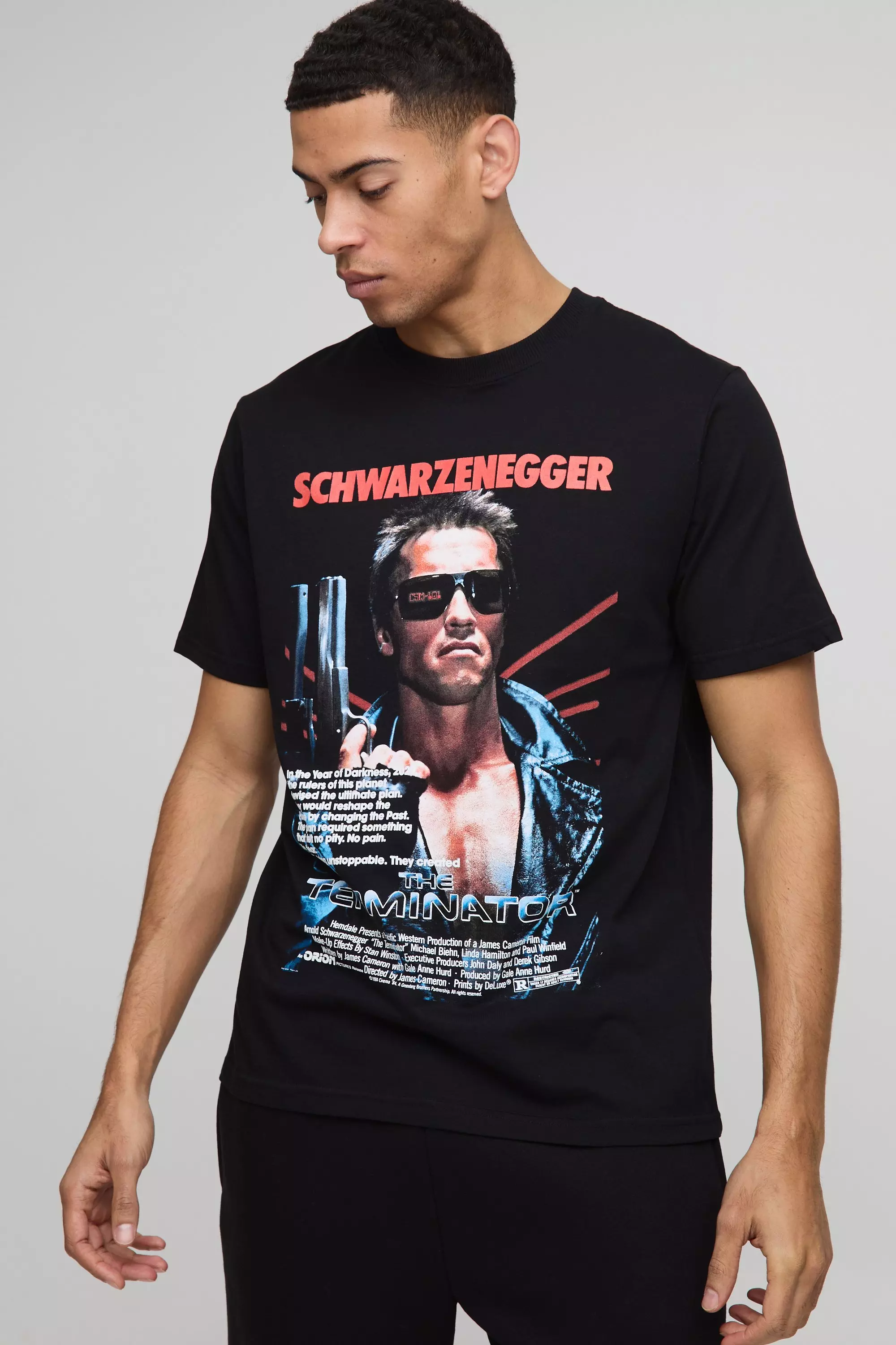 T-Shirt mit lizenziertem The Future Print Print, Black alternatives Bild