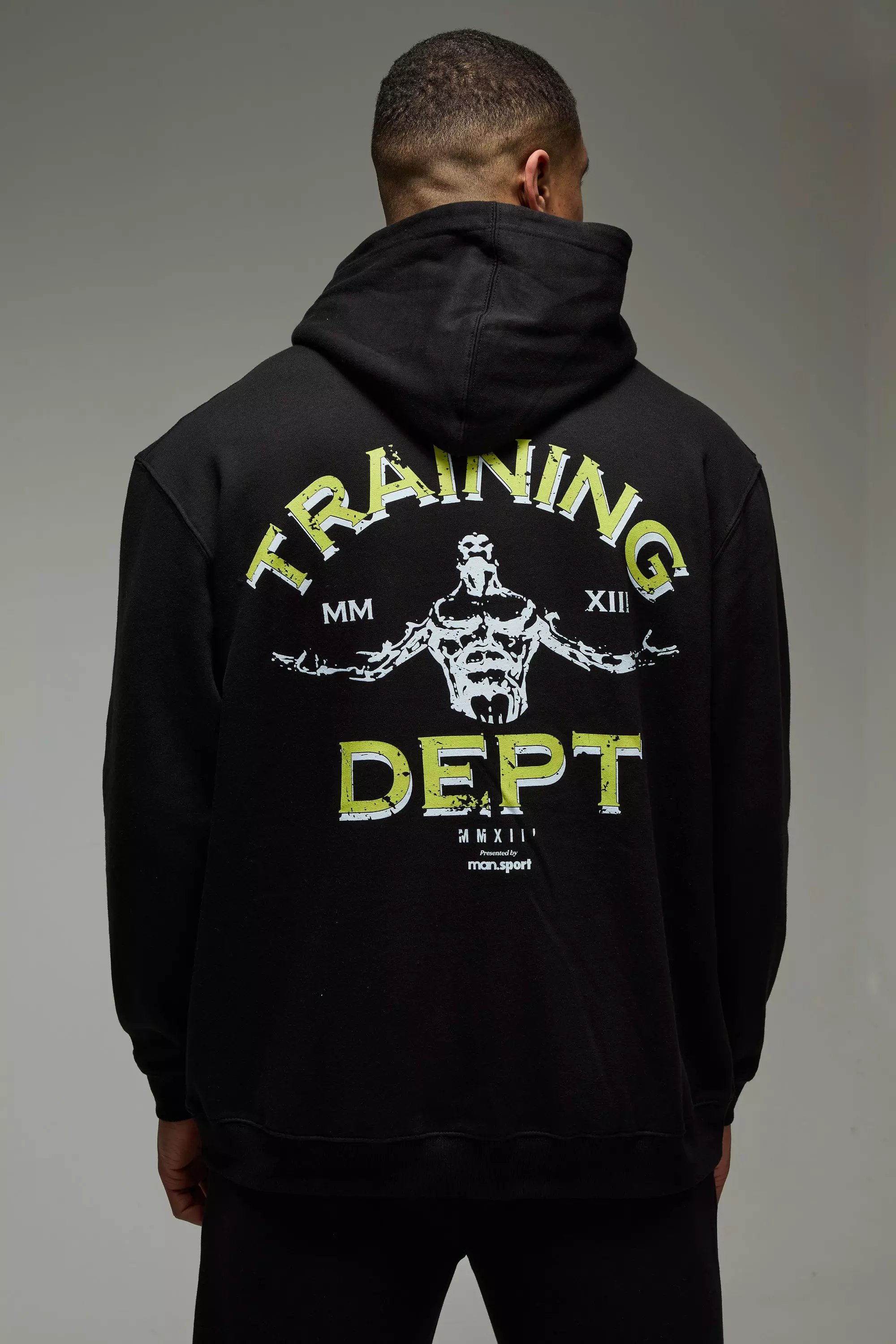 Black Man Active Training Dept Graphic Hoodie alternative image