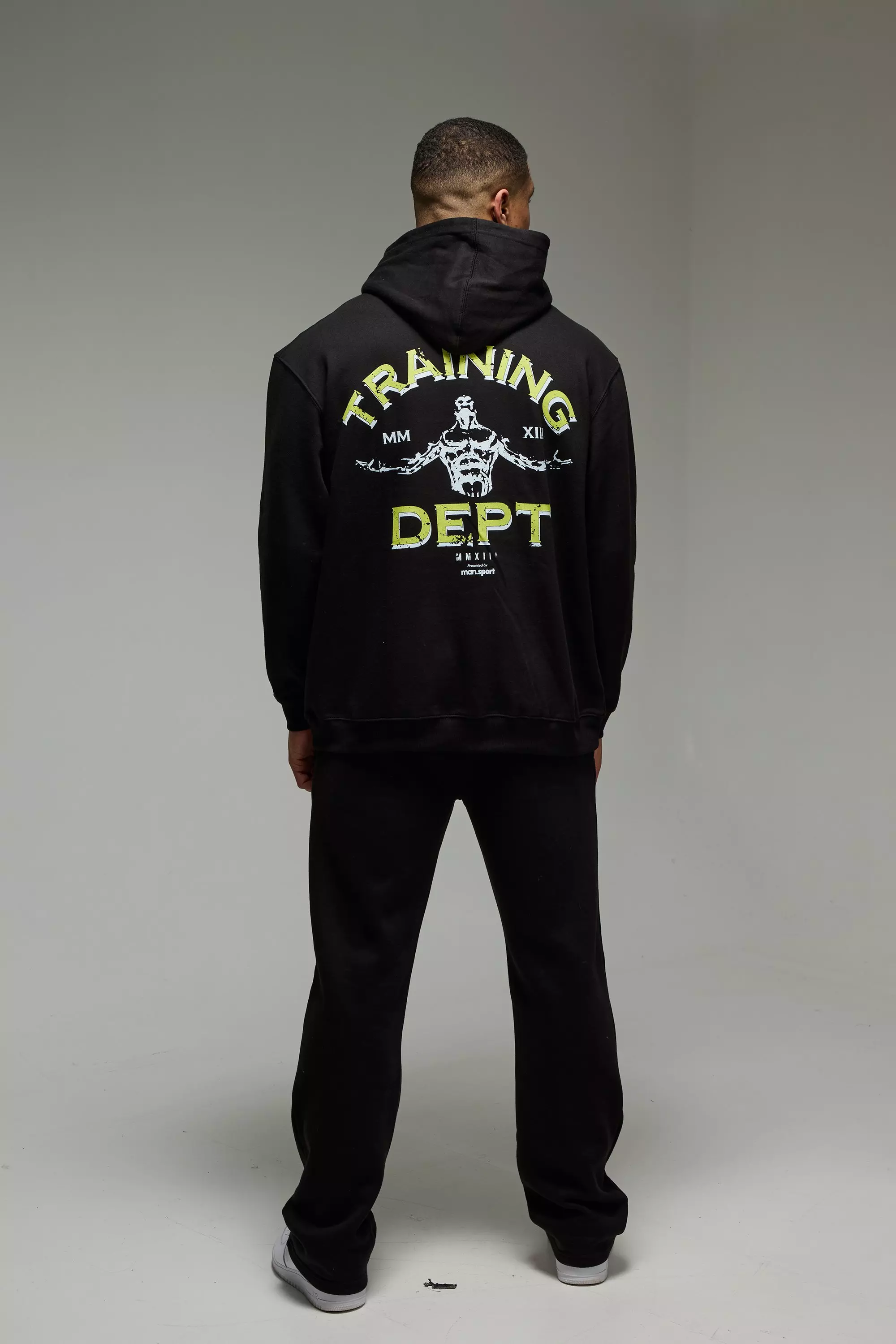 Black Man Active Training Dept Graphic Hoodie alternative image