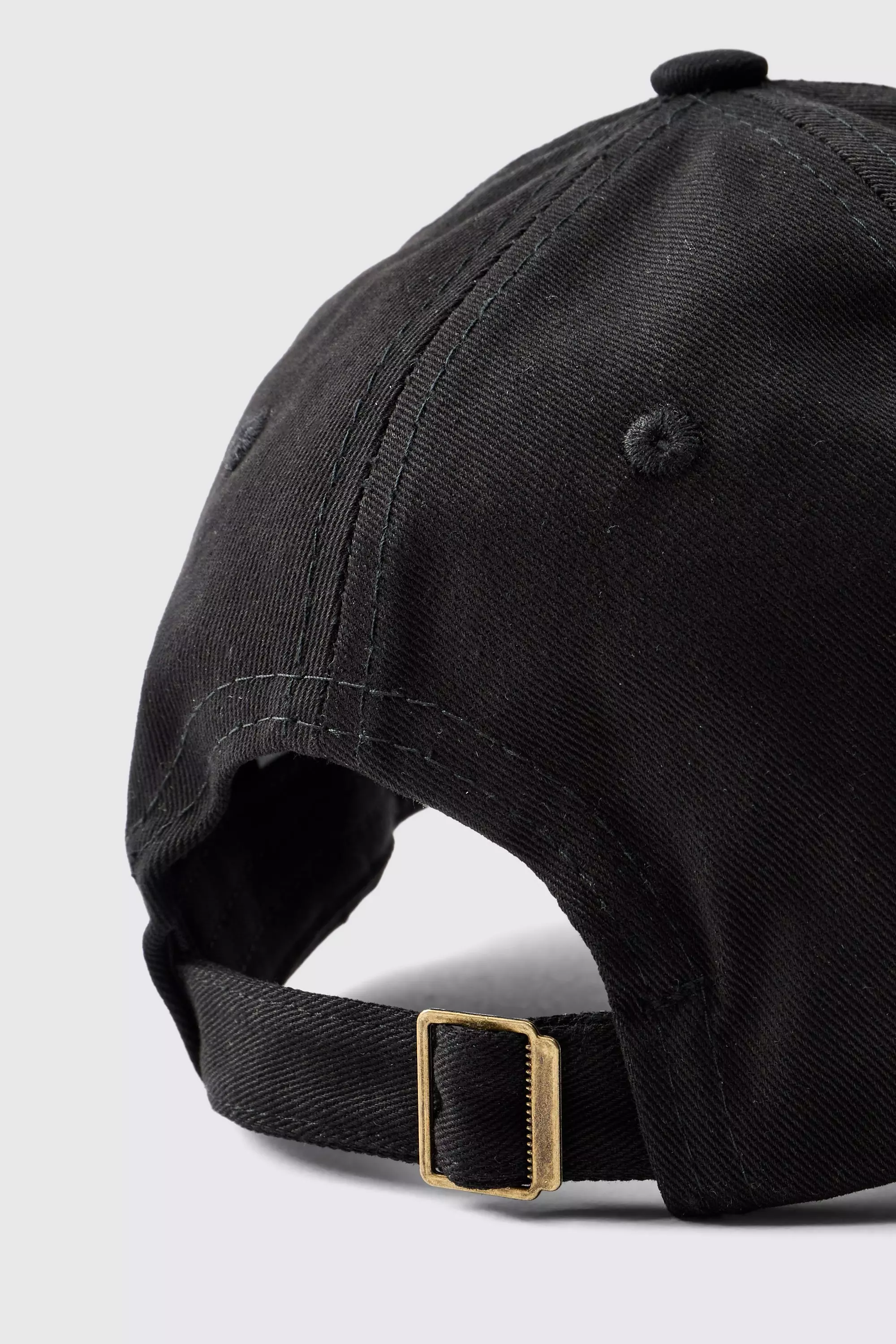 Black Man Embroidered Branded Cap alternative image