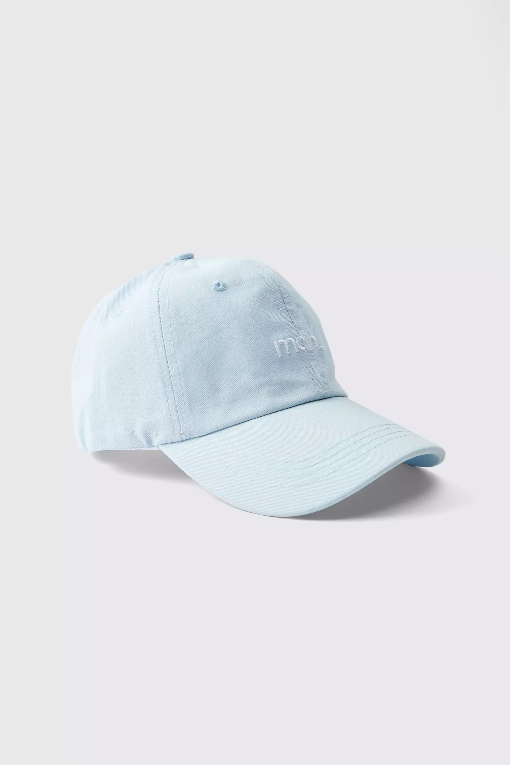 Light blue Man Embroidered Branded Cap alternative image
