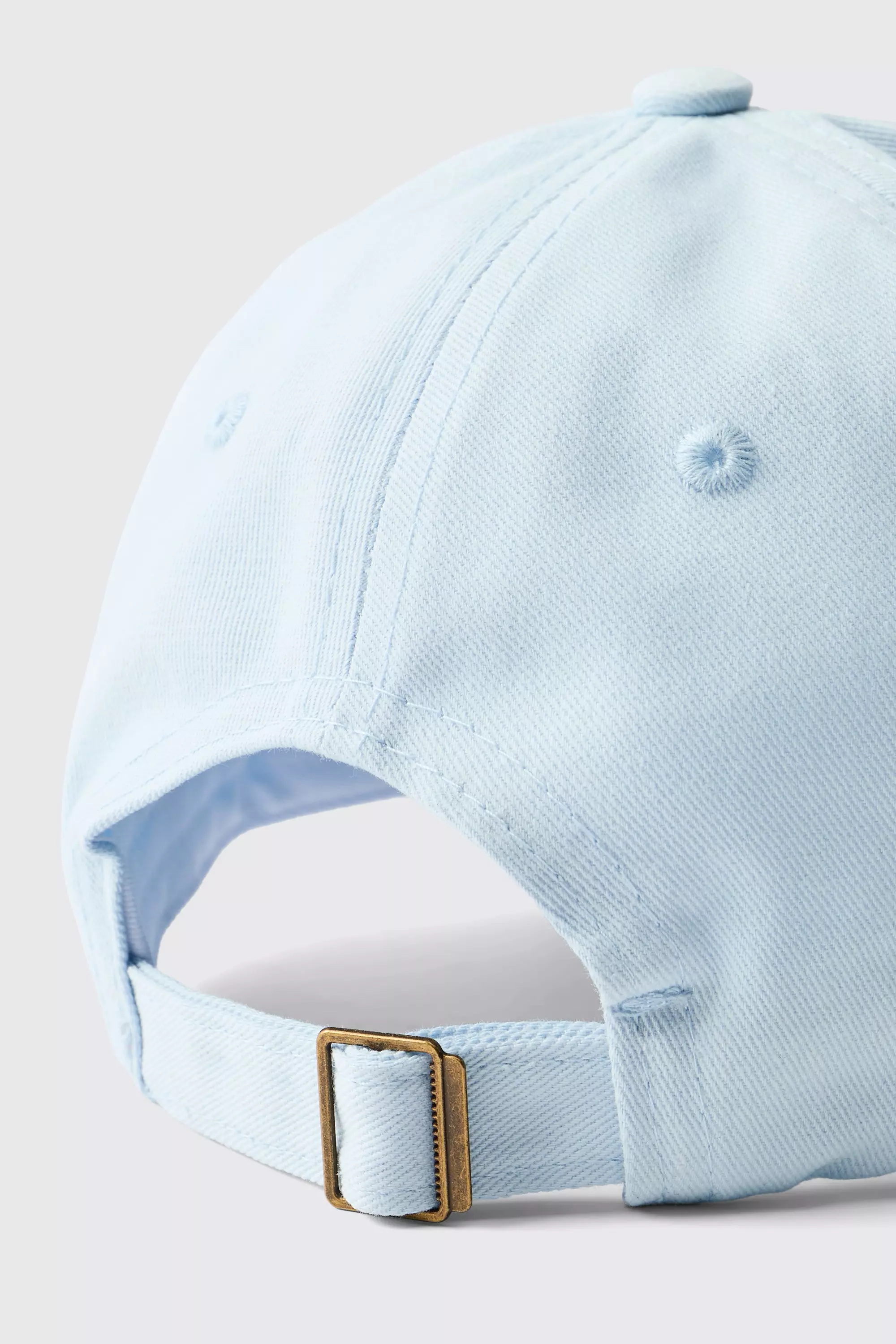 Light blue Man Embroidered Branded Cap alternative image