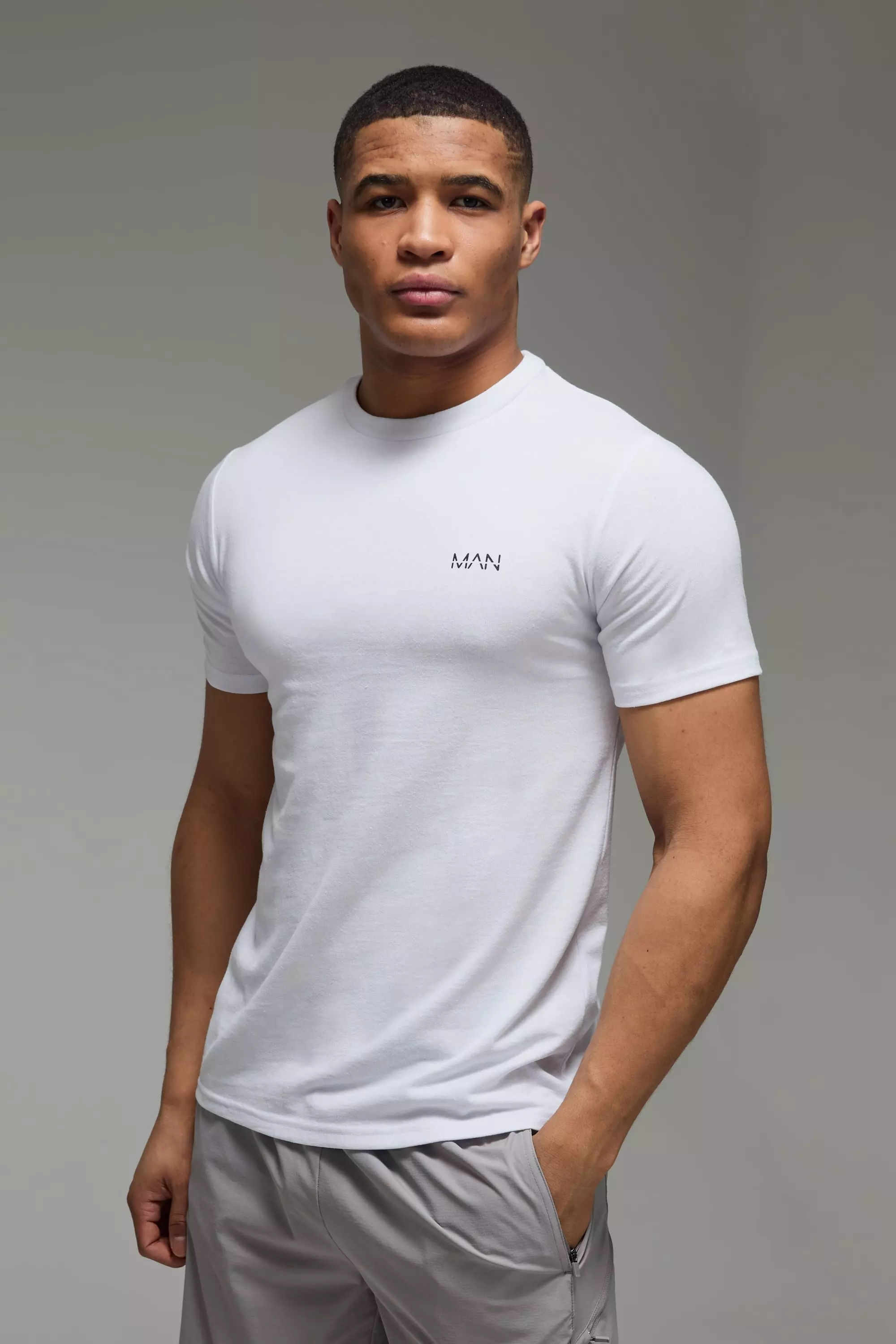 White Man Active Slim Fit T-shirt alternative image