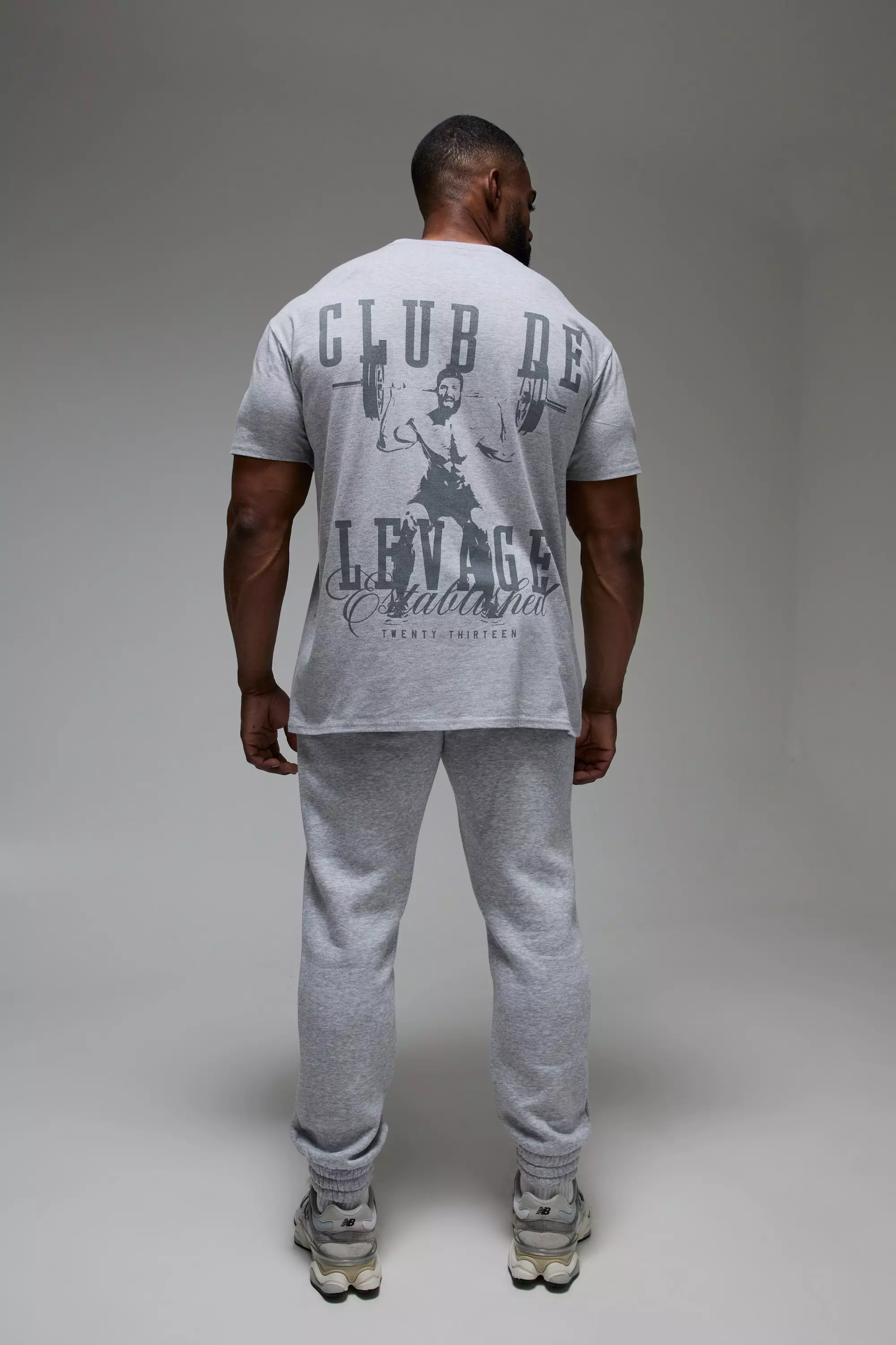 Grey marl Man Active Club De Levage Oversized T-shirt alternative image