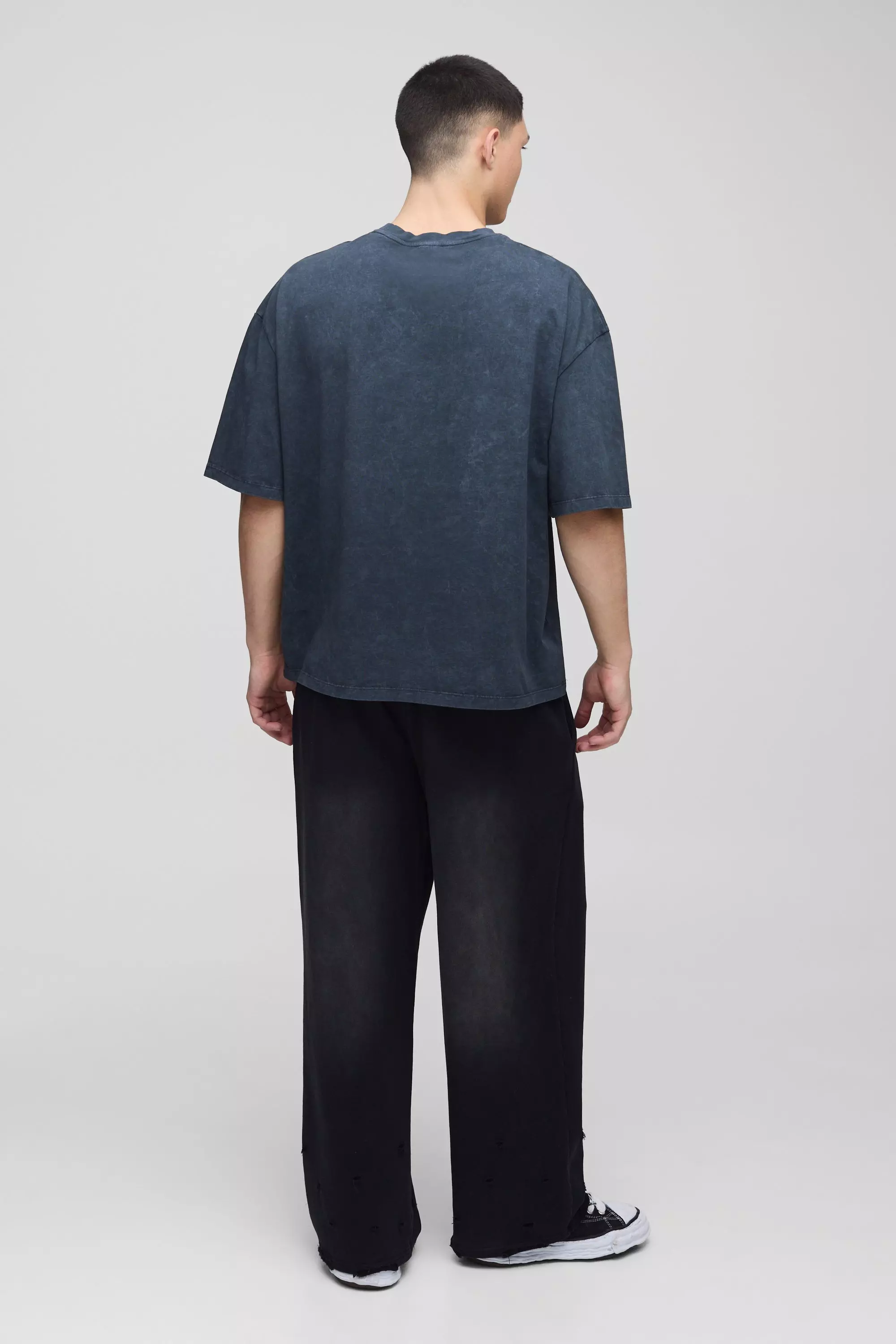 Oversized Boxy Vintage Wash T-Shirt | boohooMAN USA