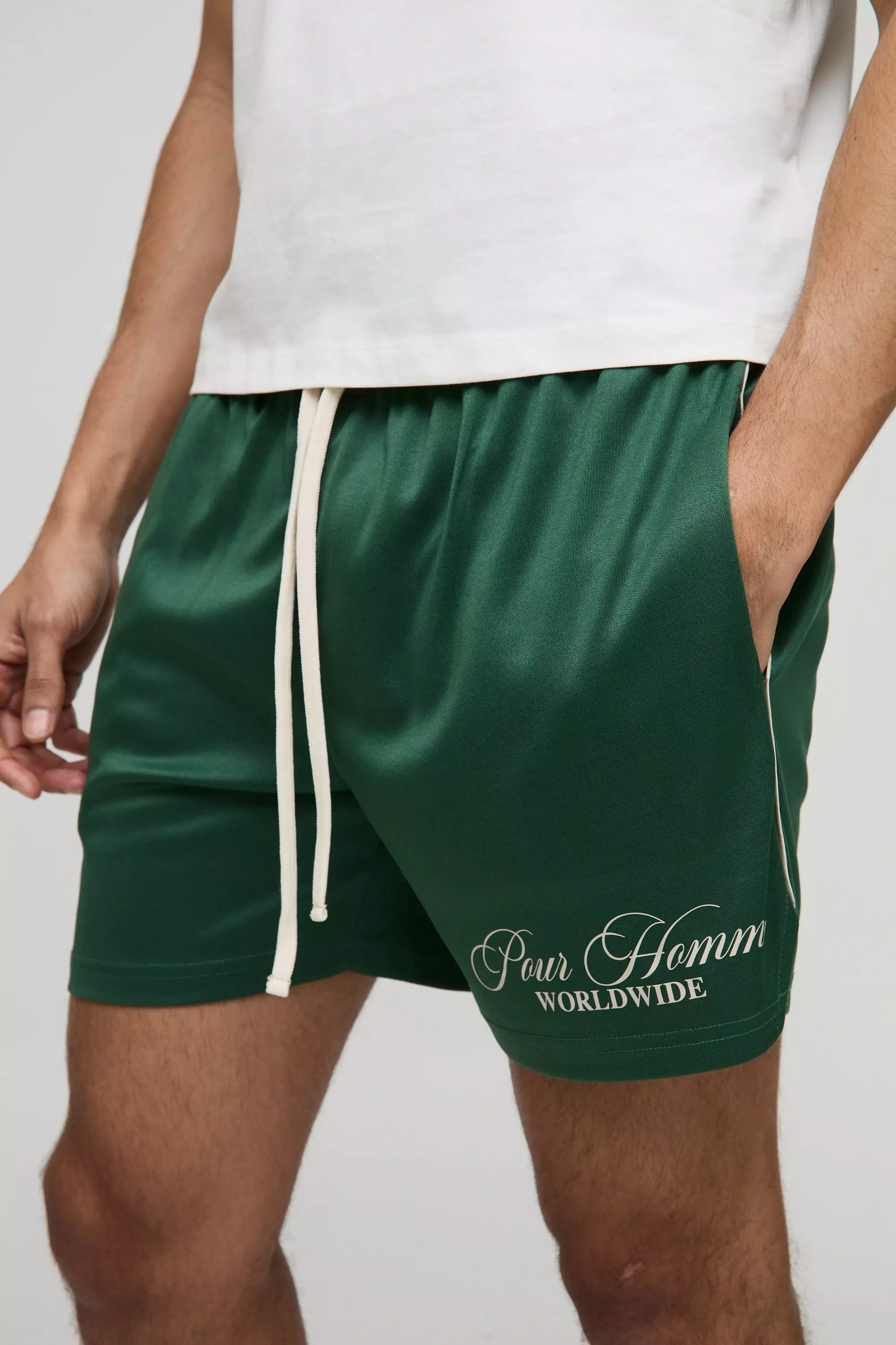 Green Korte Baggy Homme Sport Shorts alternatieve afbeelding