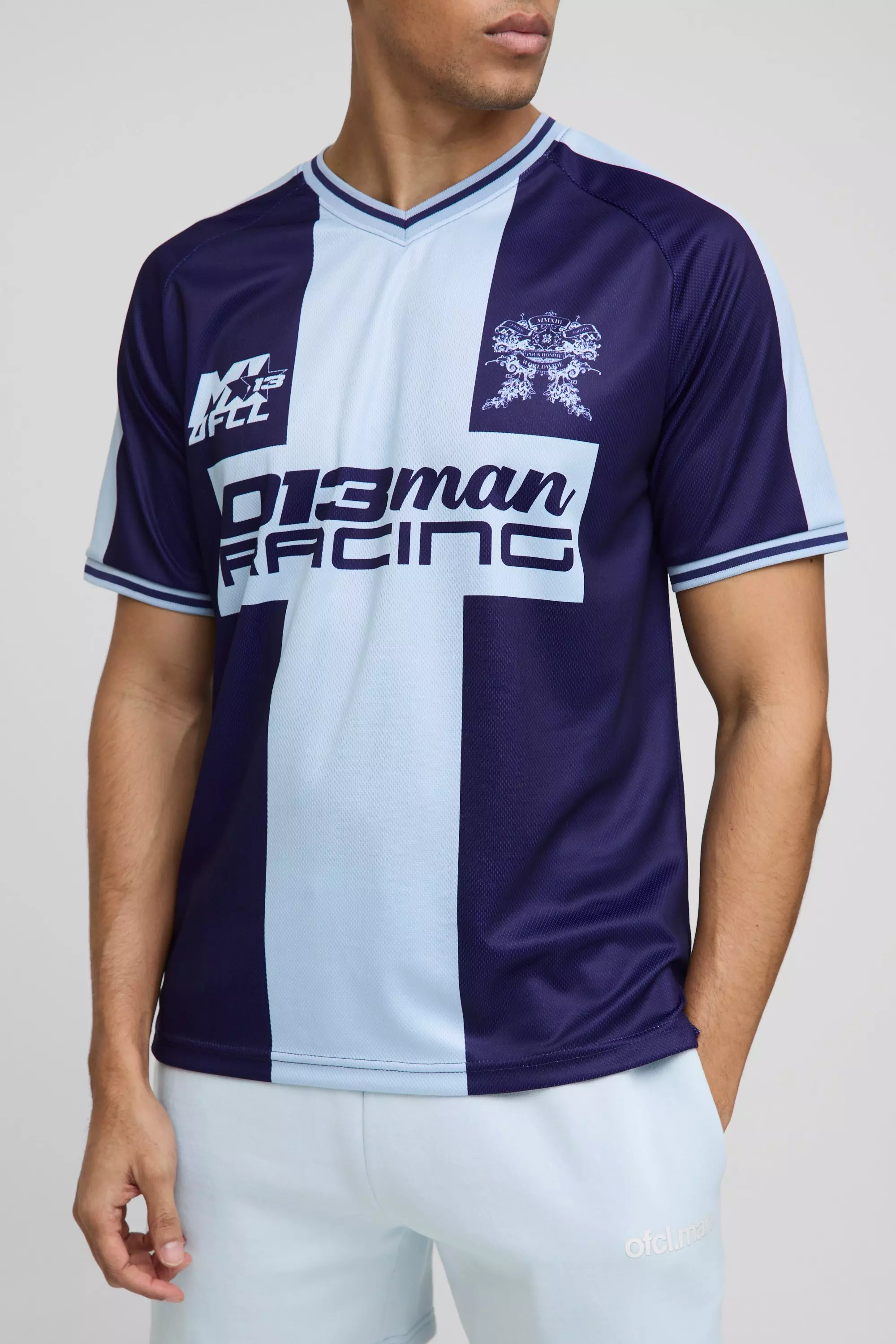 Top sportivo Man da corsa in rete, Navy immagine alternativa
