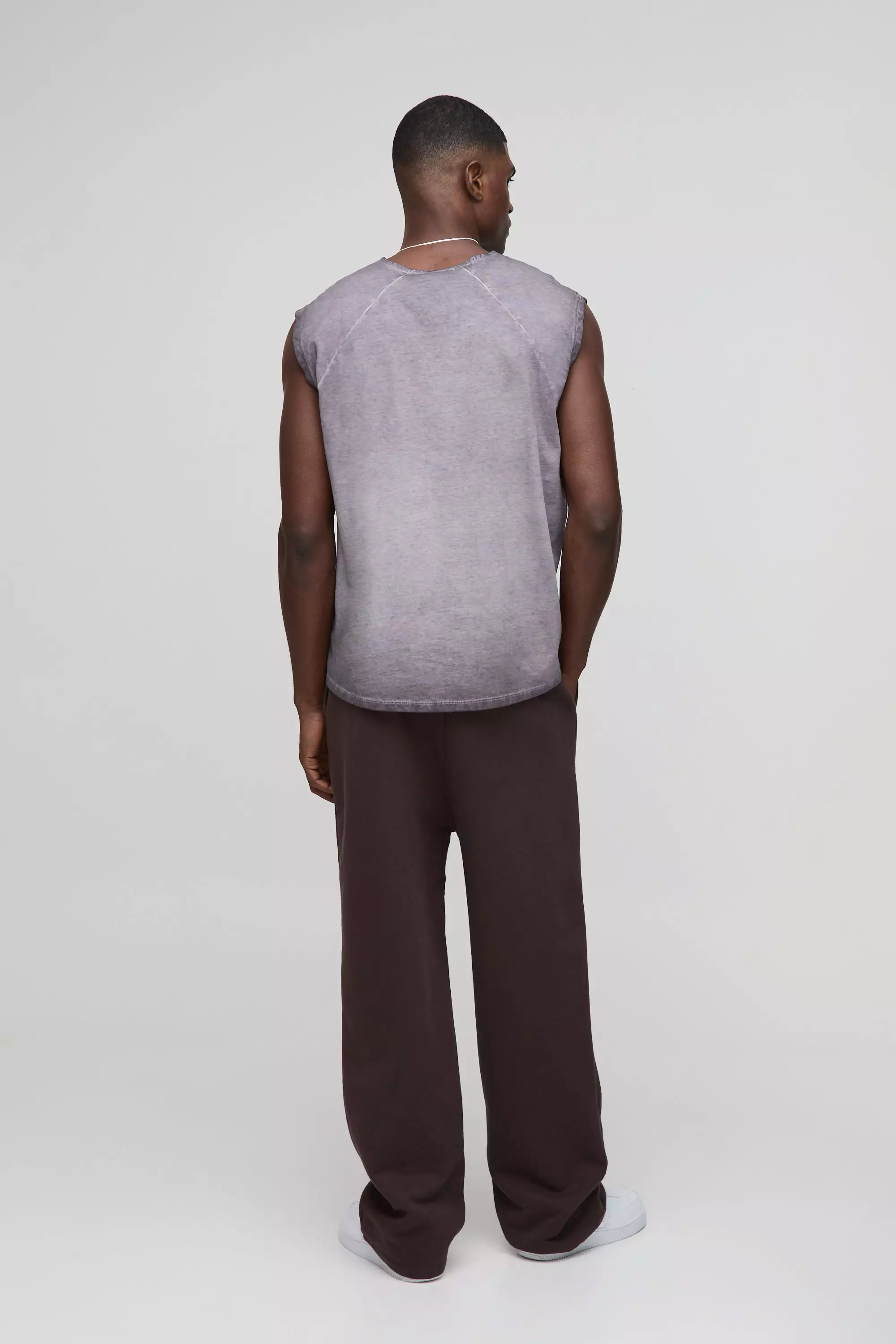 Oversize Tanktop mit Acid-Waschung, Charcoal alternatives Bild