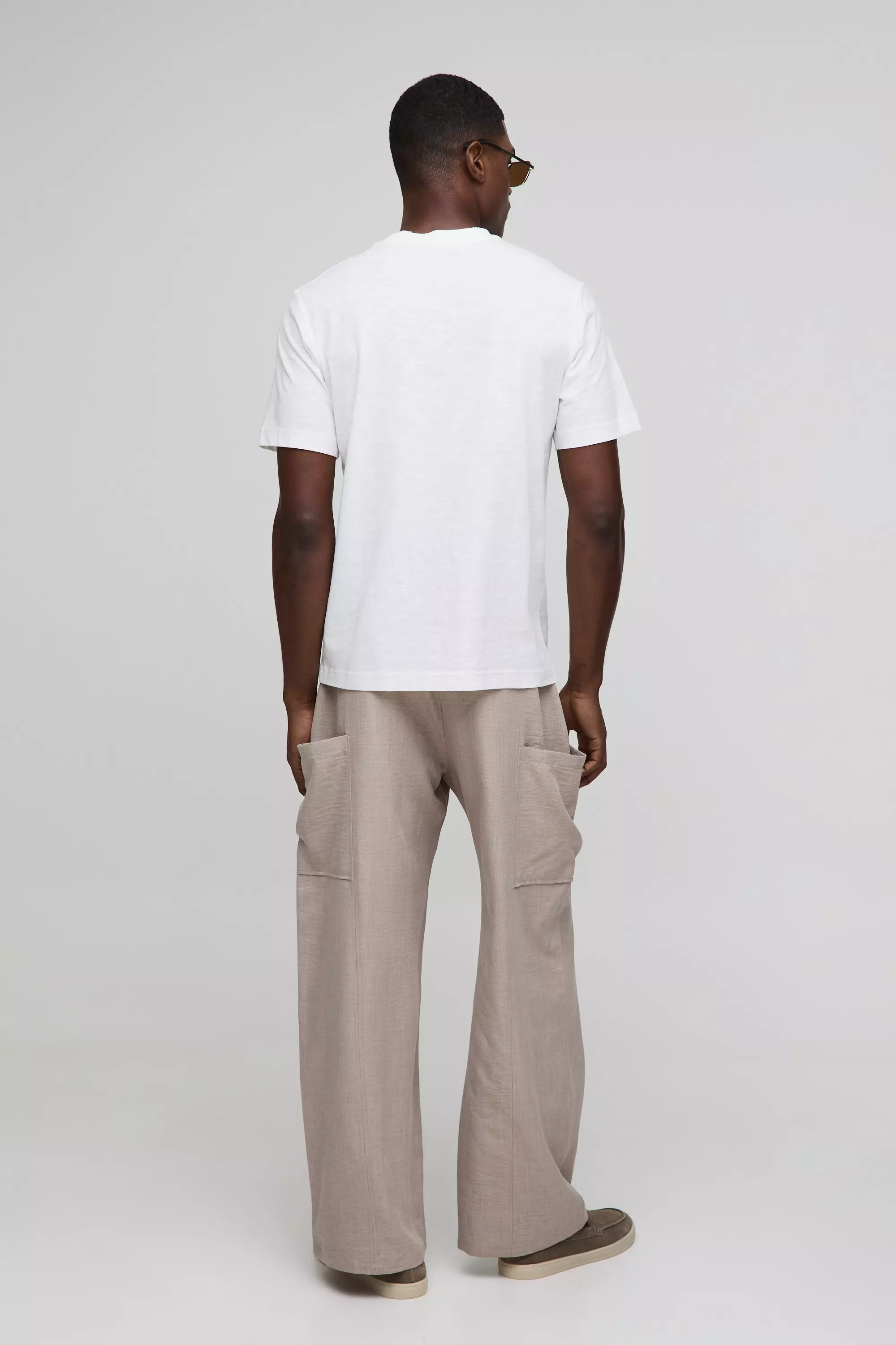 Regular Fit Slub T-Shirt | boohooMAN USA