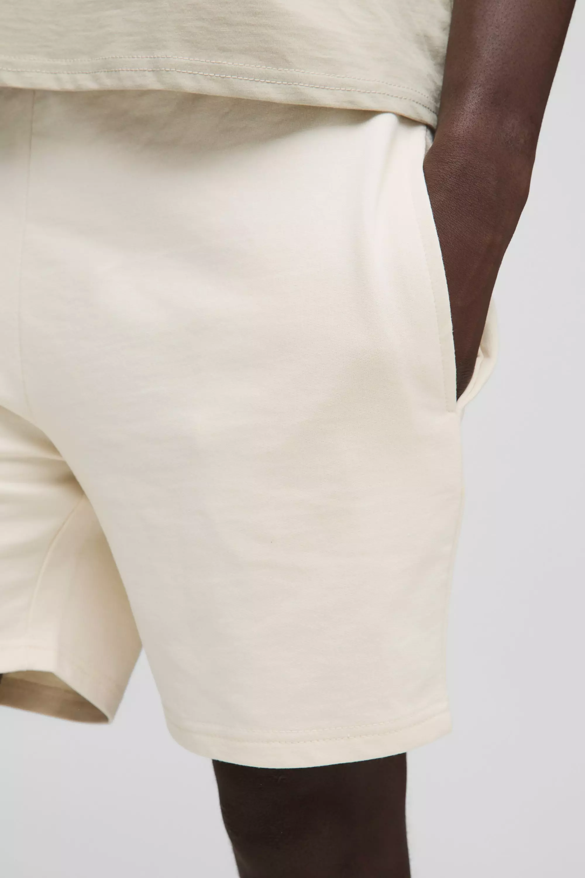 Slim Fit Short Length Basic Lightweight Shorts | boohooMAN UK