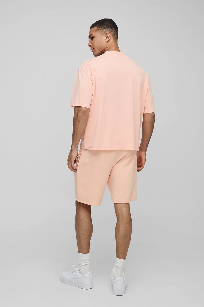 260GSM Loopback Basic Relaxed Fit Mid Length Shorts 260GSM Loopback Basic Relaxed Fit Mid Length Shorts