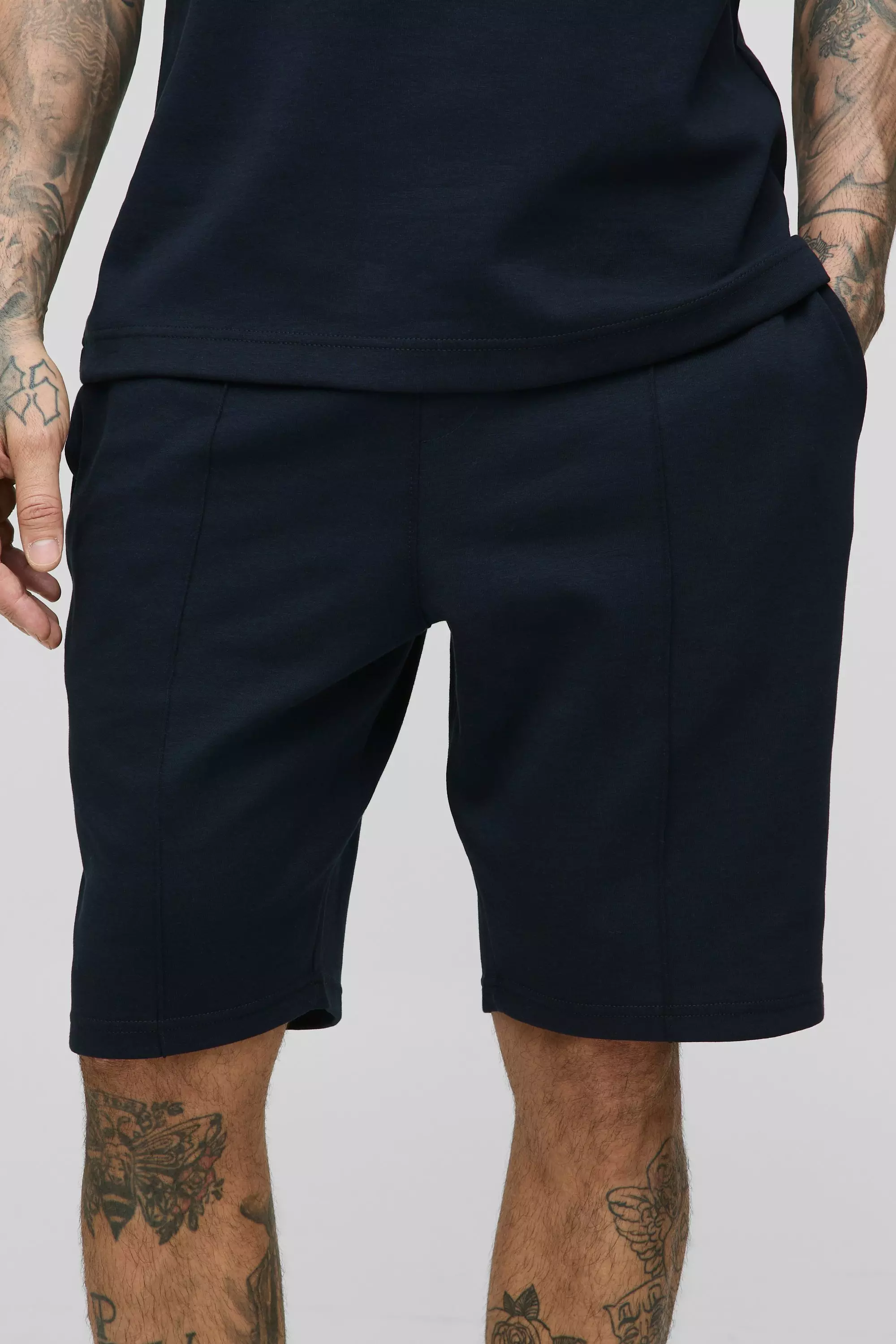 Tall - Short à surpiqûres, Navy autre image