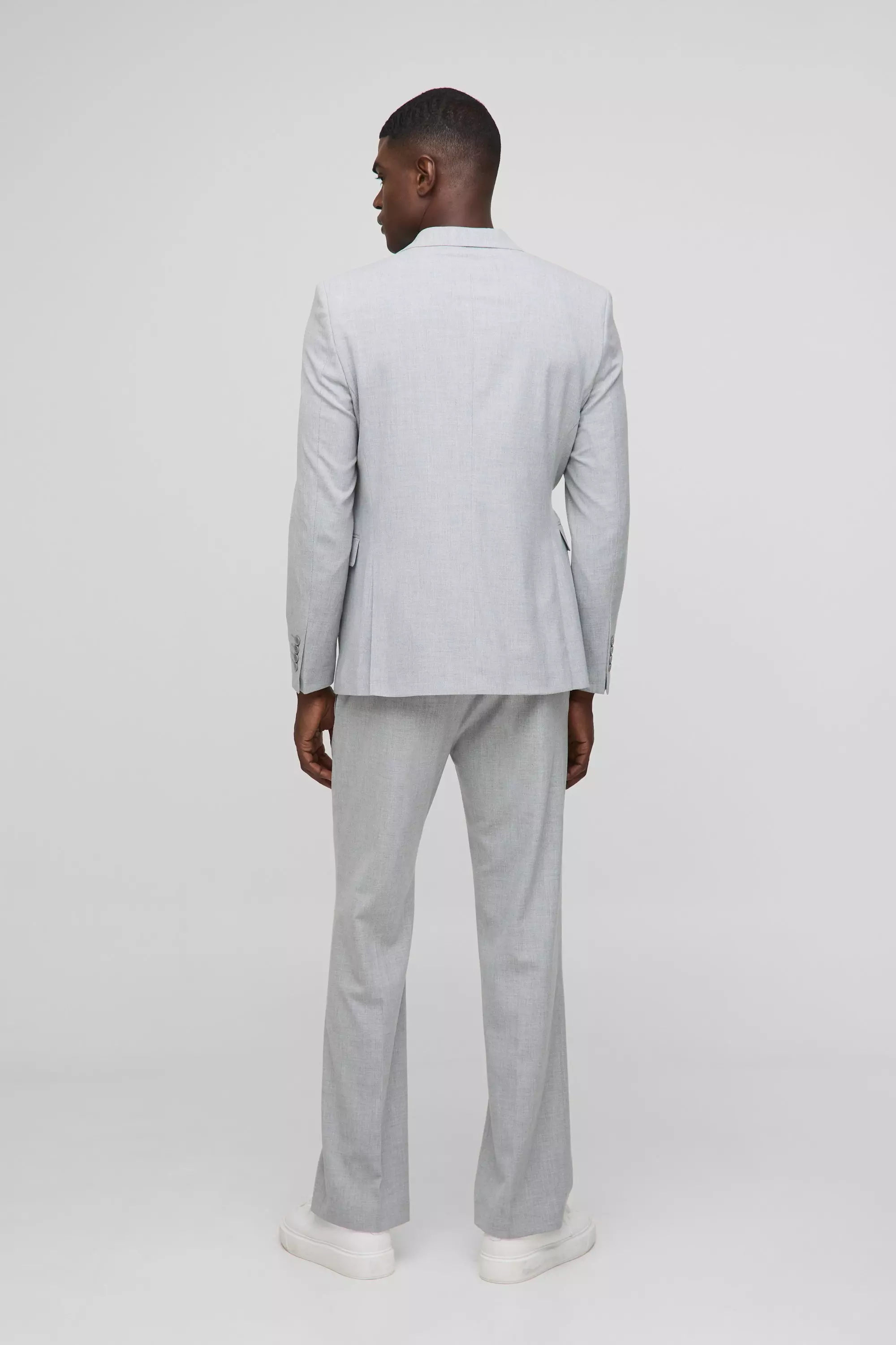 Straight Fit Wrap Detail Suit Jacket | boohooMAN USA
