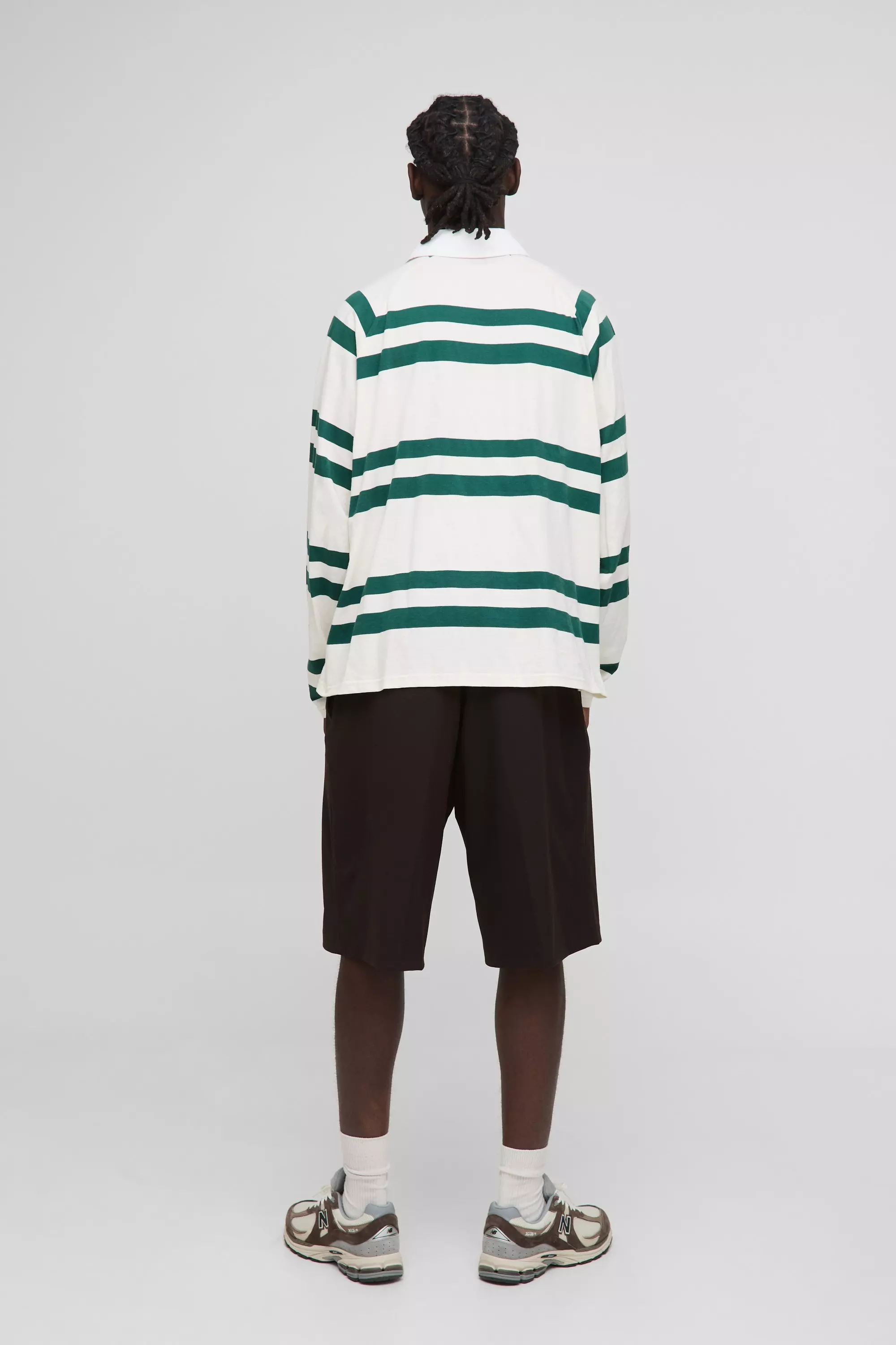 Lange Shorts mit festem Bund, Chocolate alternatives Bild