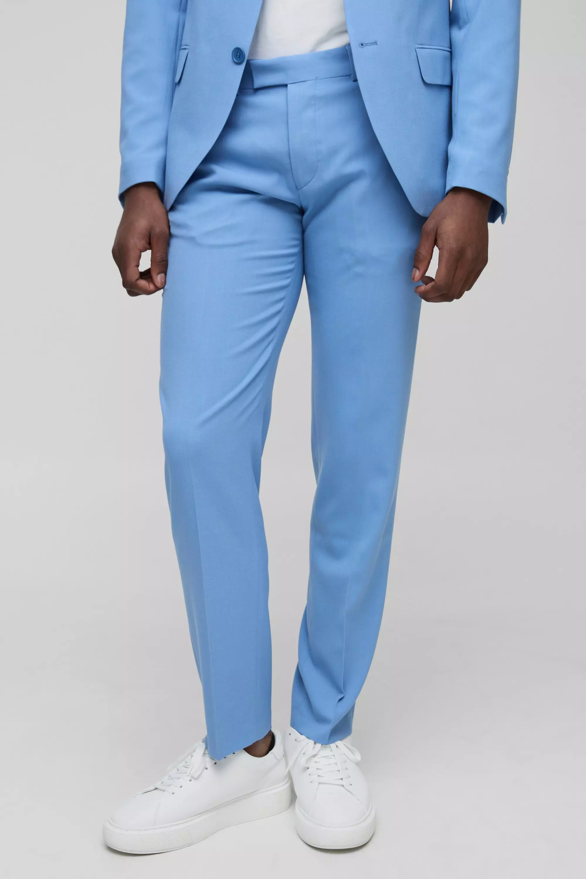 Slim-Fit Anzughose, Light blue alternatives Bild
