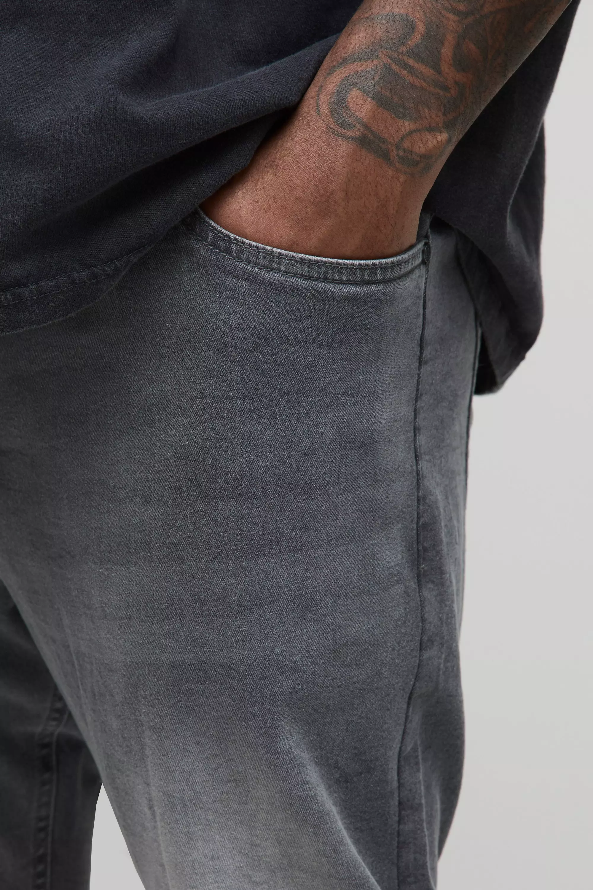 Plus Stretch Skinny Jeans | boohooMAN USA