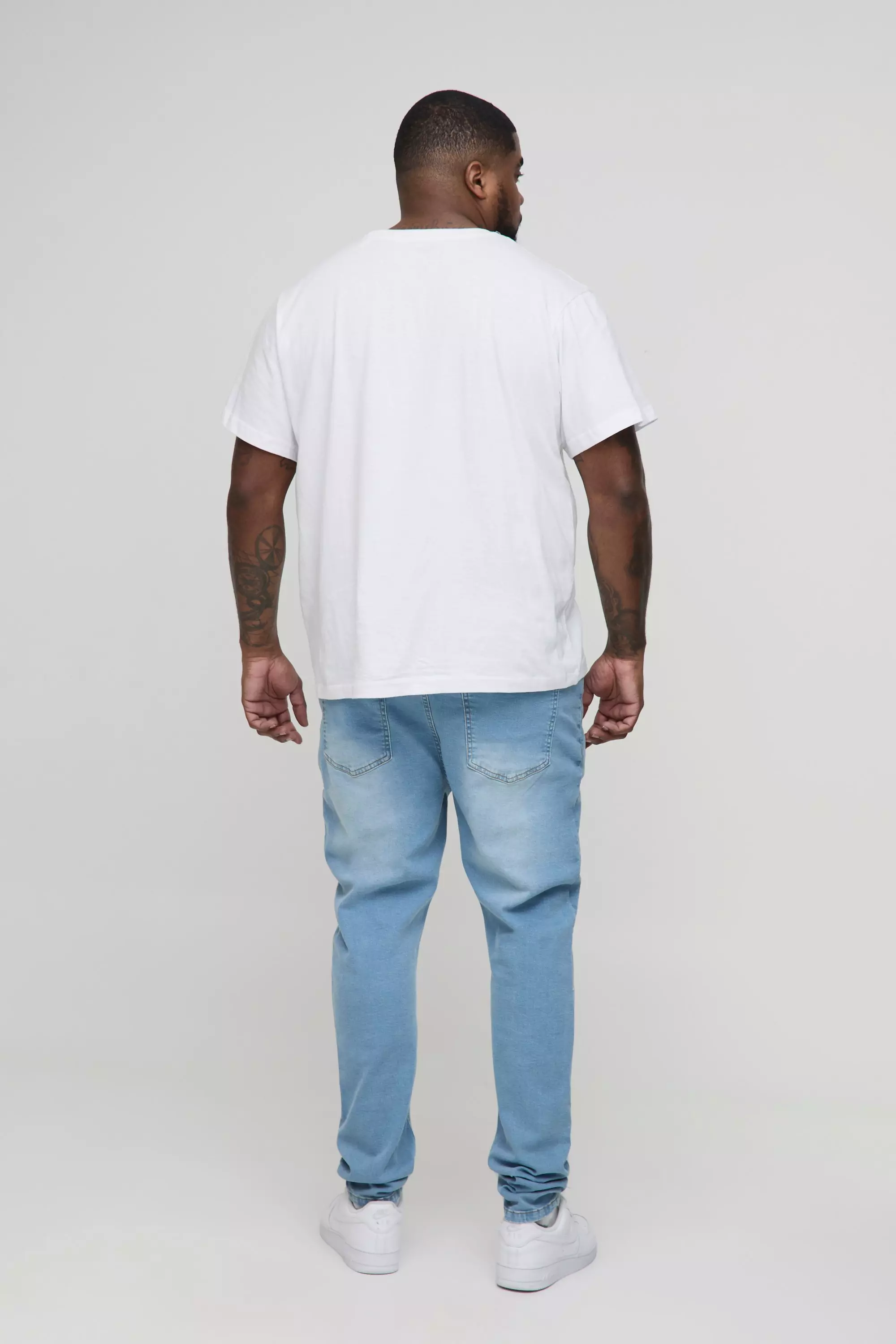 Grande taille - Jean stretch super skinny, Light blue autre image