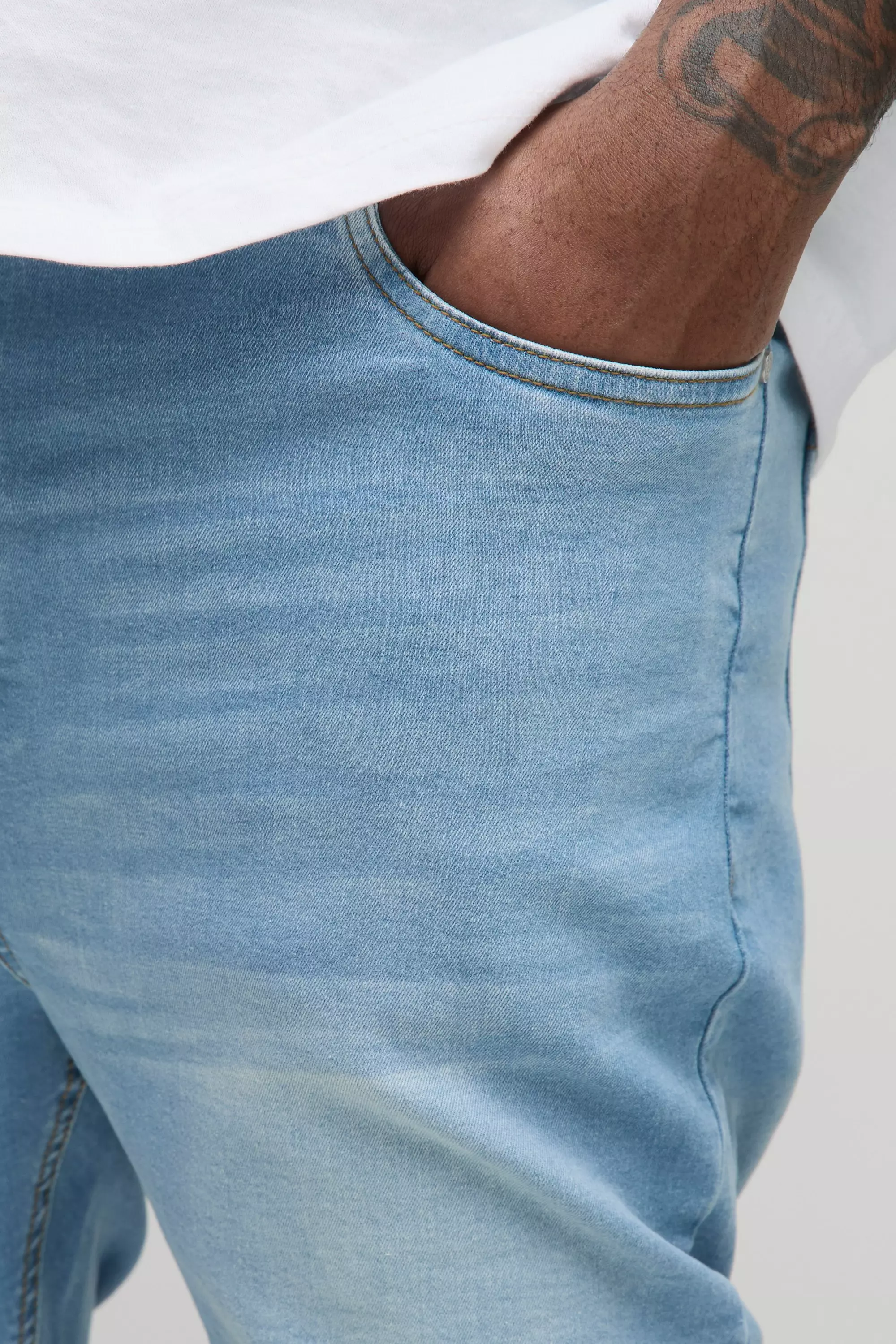 Grande taille - Jean stretch super skinny, Light blue autre image