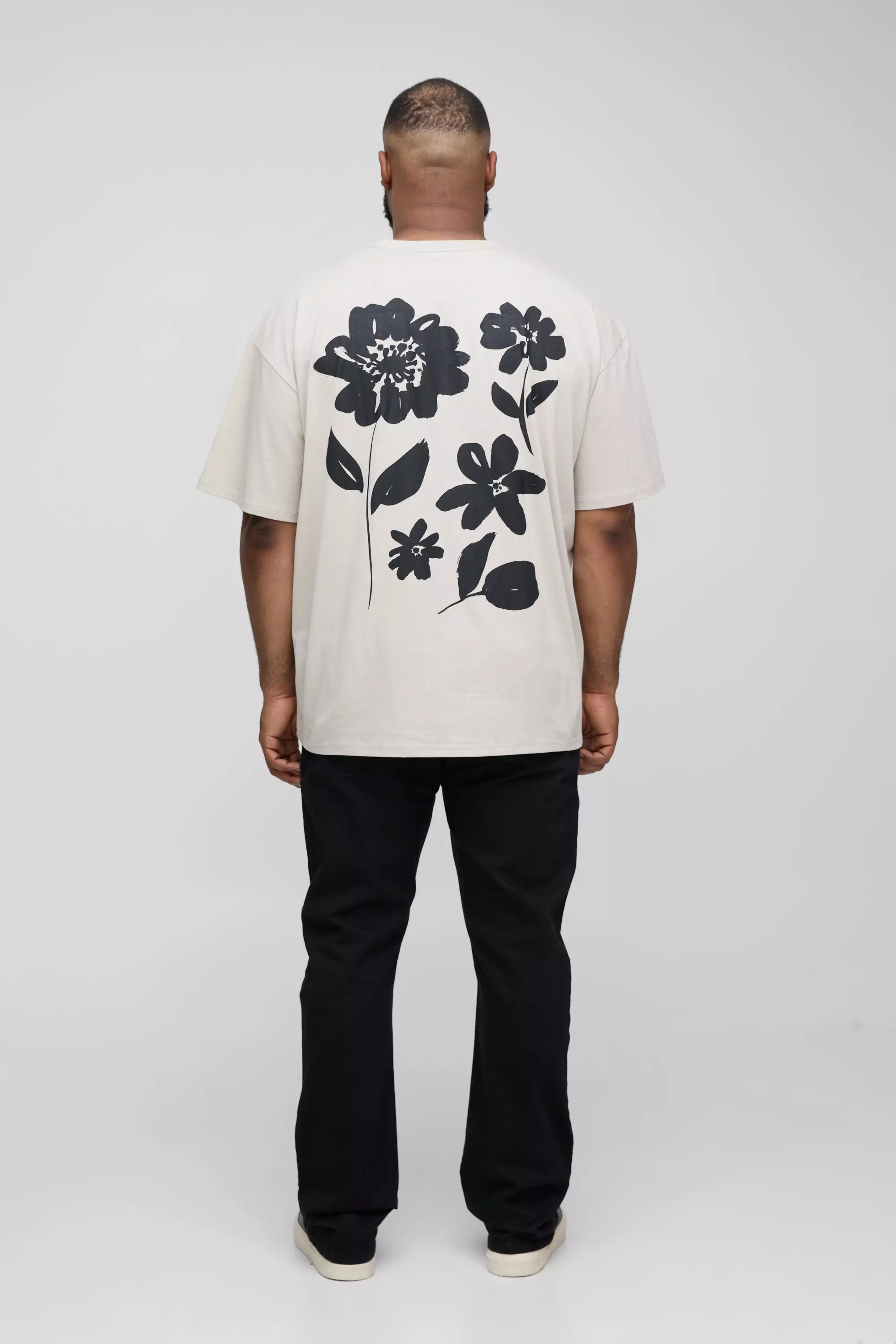 Plus Stretch Slim Flared Jeans | boohooMAN USA