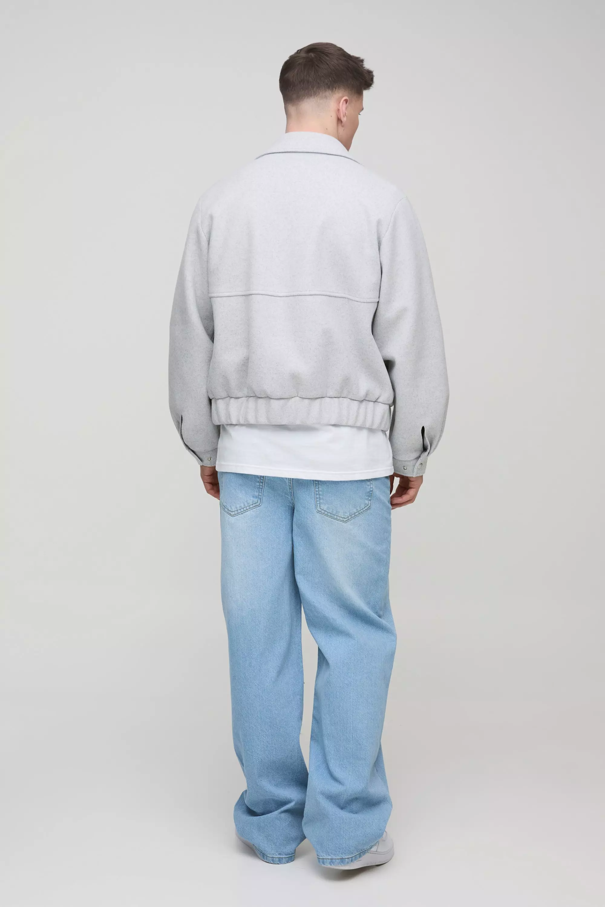 Tall Relaxed Rigid Jeans | boohooMAN USA