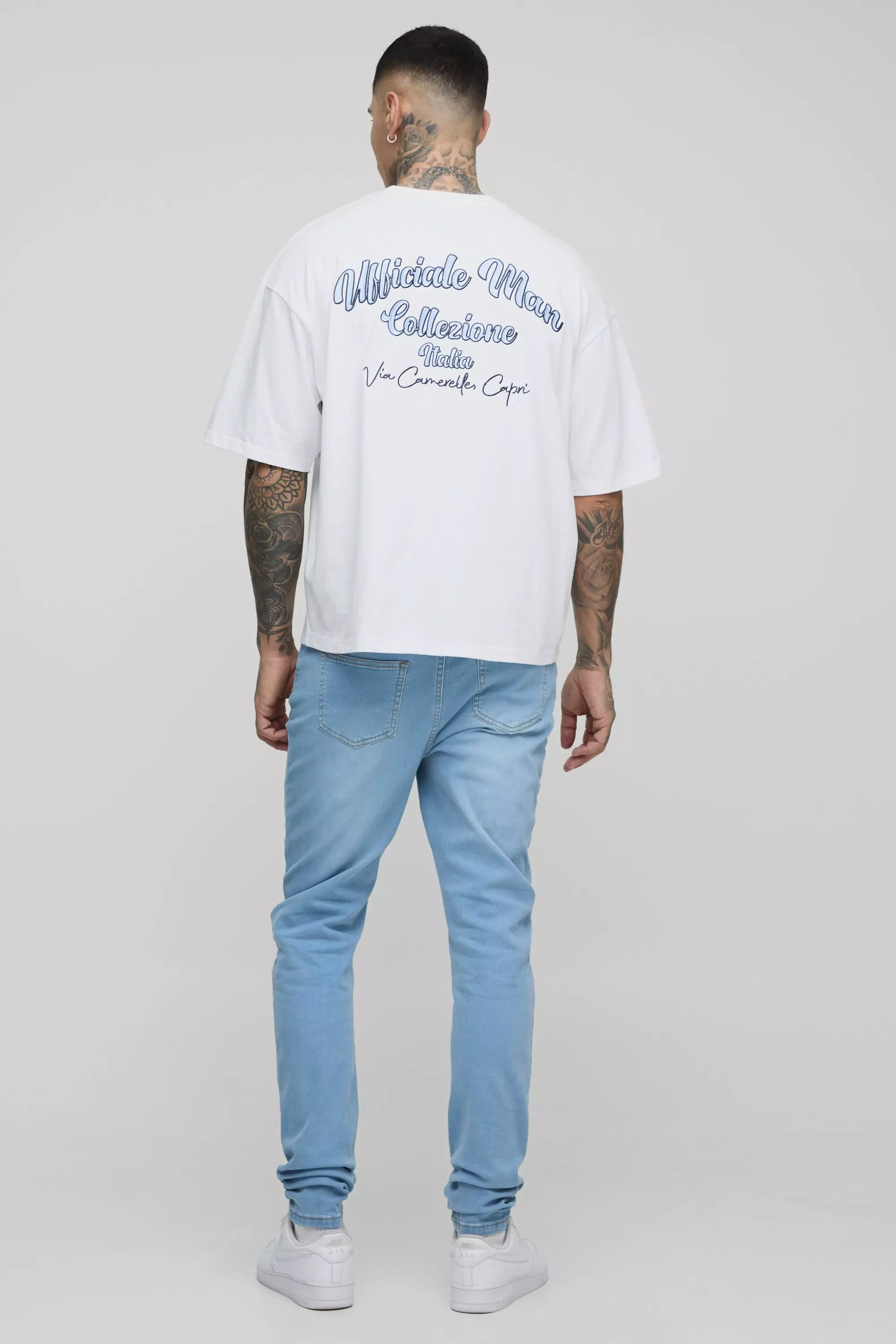 Tall Stretch Skinny Jeans | boohooMAN USA